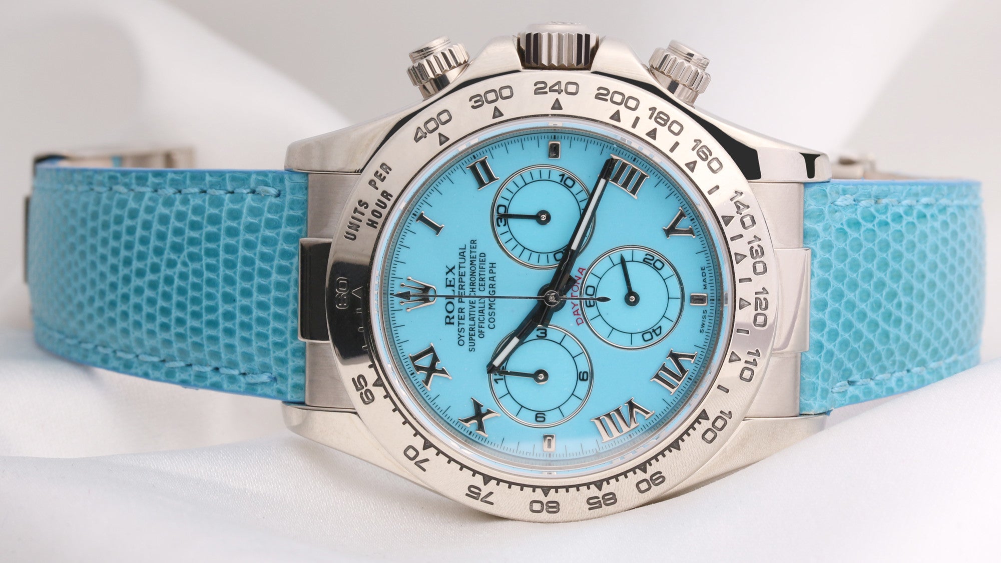 Rolex Daytona Beach 116519 18K White Gold Second Hand Watch Collectors 8