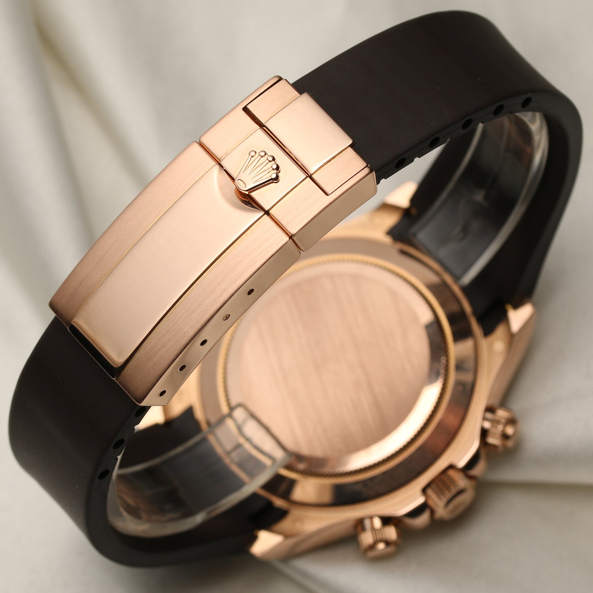 Rolex Daytona Ceramic Bezel Chocolate Dial 18K Rose Gold Second Hand Watch Collectors 7