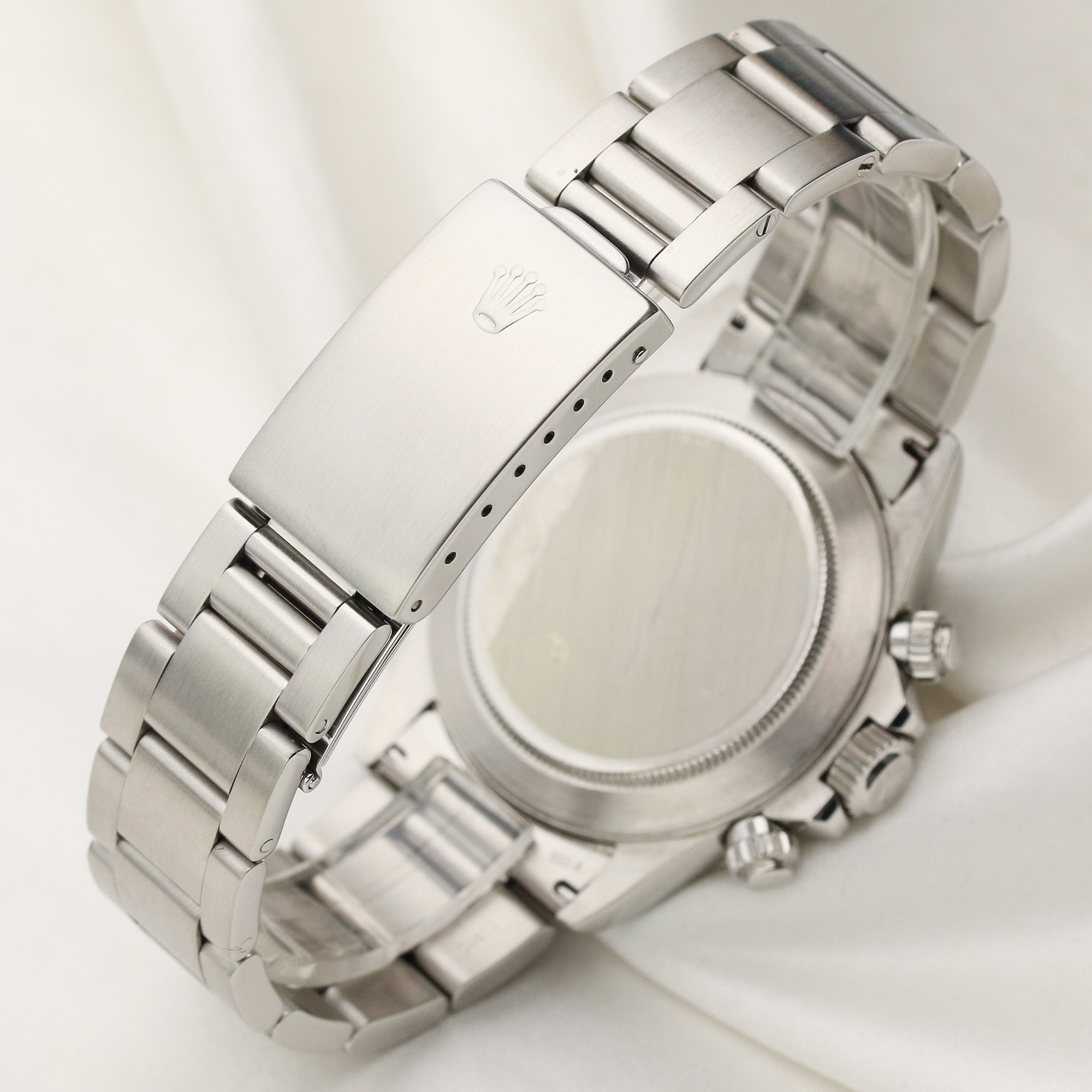 Rolex Daytona Inverted Six Stainless Steel White Dial Second Hand Watch Collectors 7