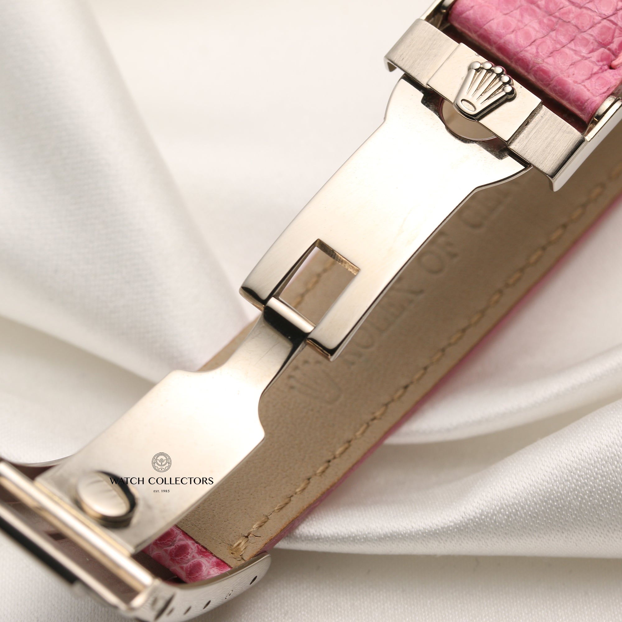 Rolex Daytona Pink Beach 116519 MOP 18K White Gold Second Hand Watch Collectors 9