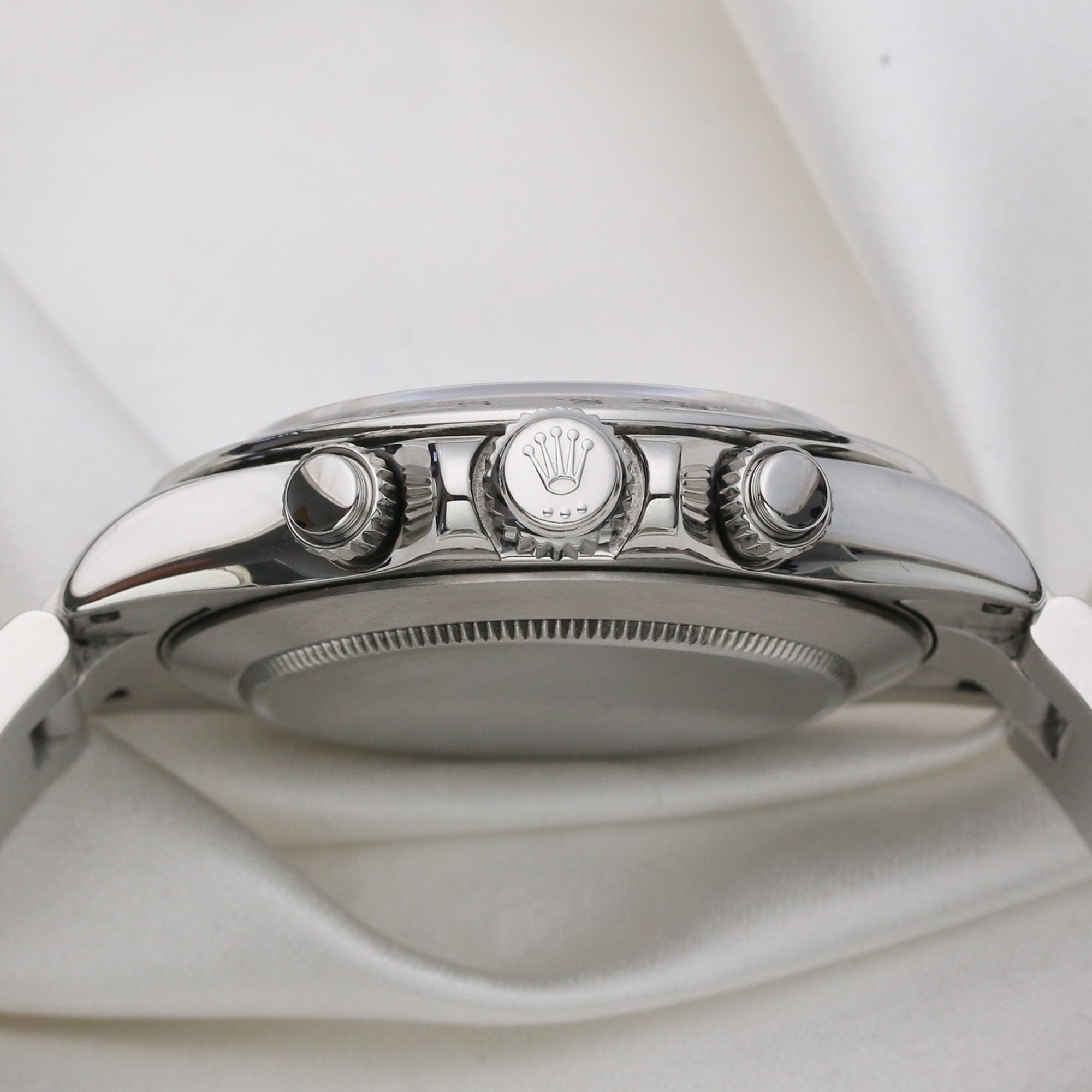 Rolex Daytona Stainless Steel Black Dial Second Hand Watch Collectors 5