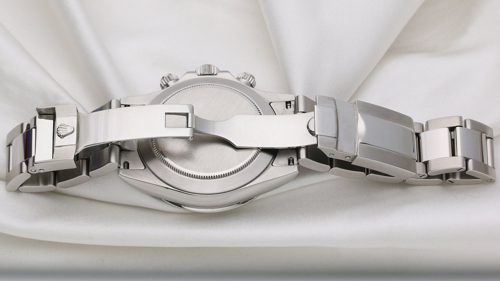 Rolex Daytona Stainless Steel Black Dial Second Hand Watch Collectors 6