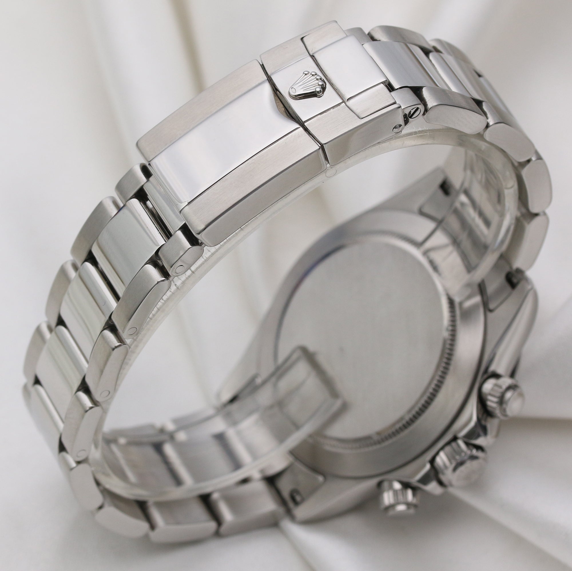 Rolex Daytona Stainless Steel Black Dial Second Hand Watch Collectors 7