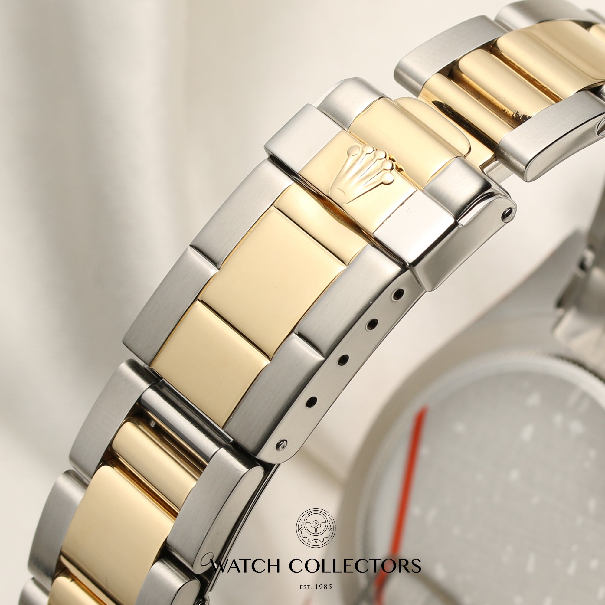 Rolex Daytona Steel & Gold Black Diamond Dial Second Hand Watch Collectors 8