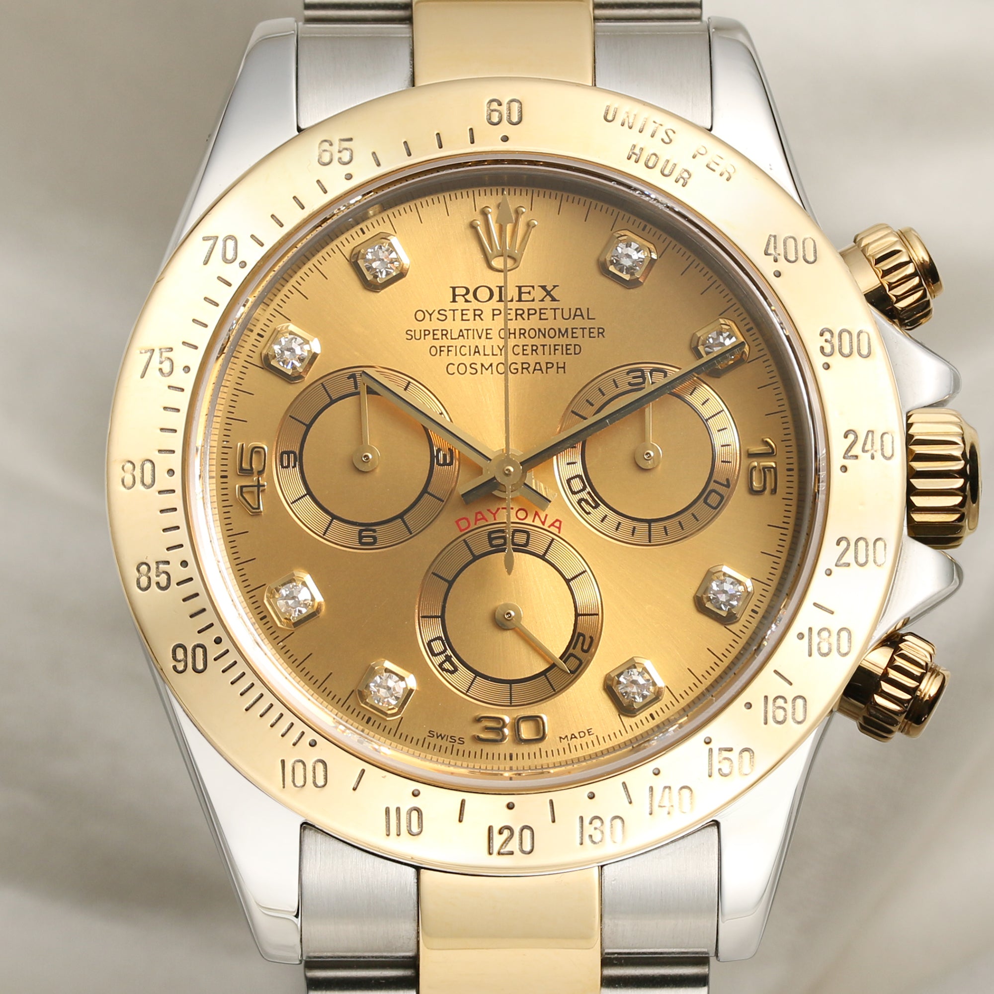 Rolex Daytona Steel & Gold Second Hand Watch Collectors 2