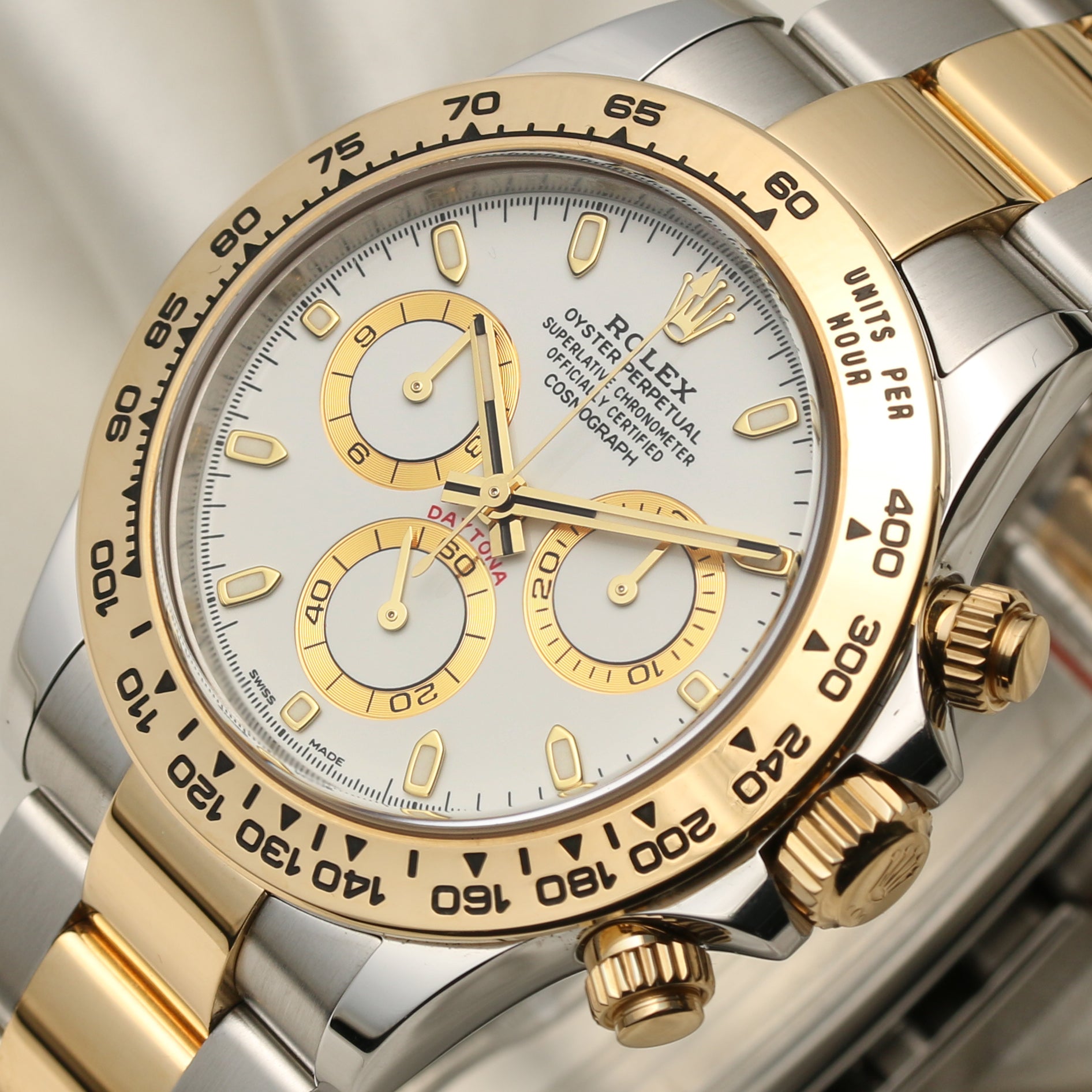 Rolex Daytona Steel & Gold Second Hand Watch Collectors 4