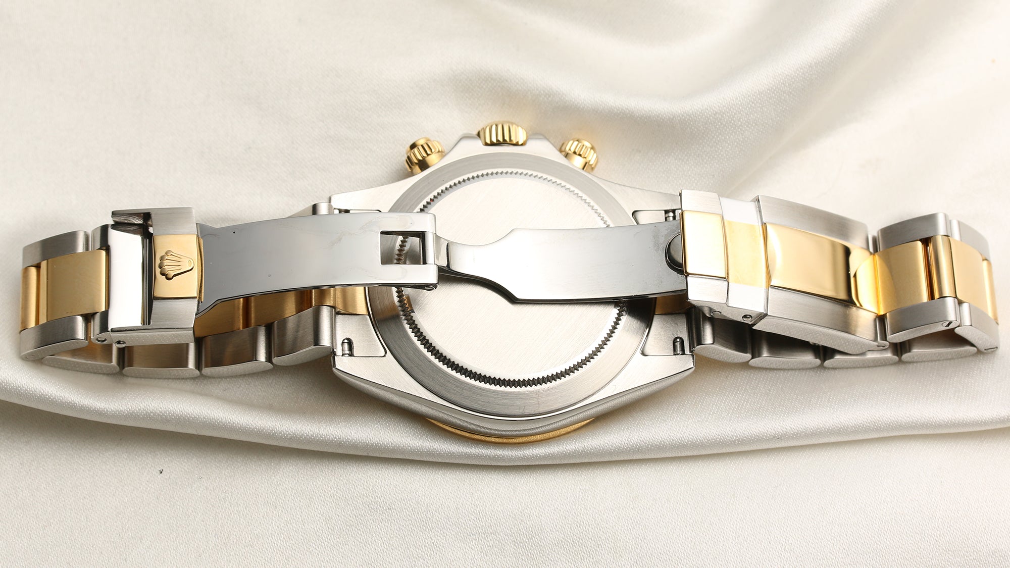 Rolex Daytona Steel & Gold Second Hand Watch Collectors 7