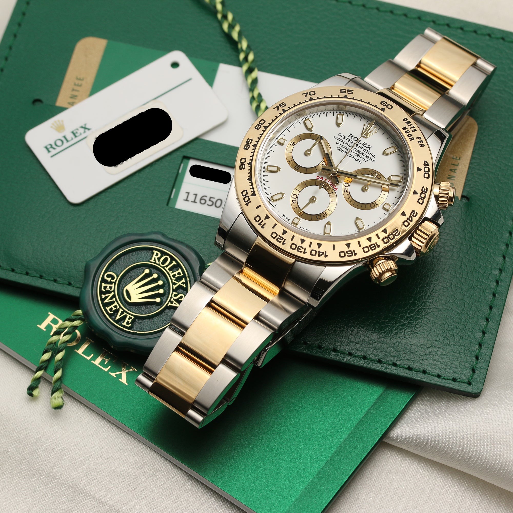Rolex Daytona Steel & Gold Second Hand Watch Collectors 9