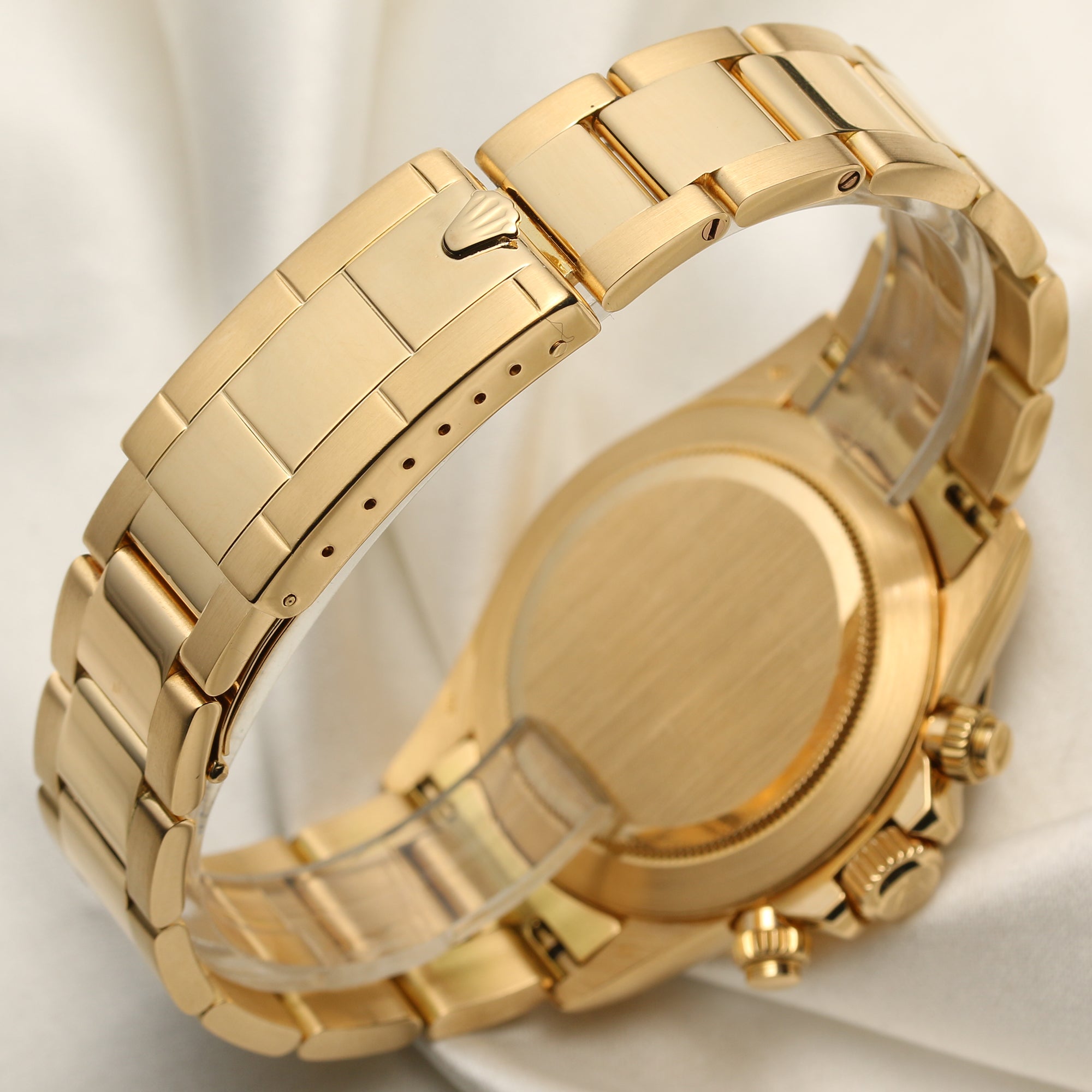 Rolex Daytona Zenith 16528 Inverted Six Diamond Dial 18K Yellow Gold Second Hand Watch Collectors 7