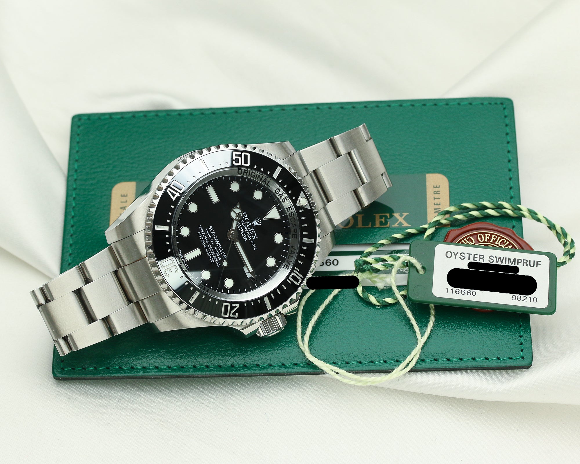 Rolex Deep Sea Swea Dweller Stainless Steel Second Hand Watch Collectors 8-2