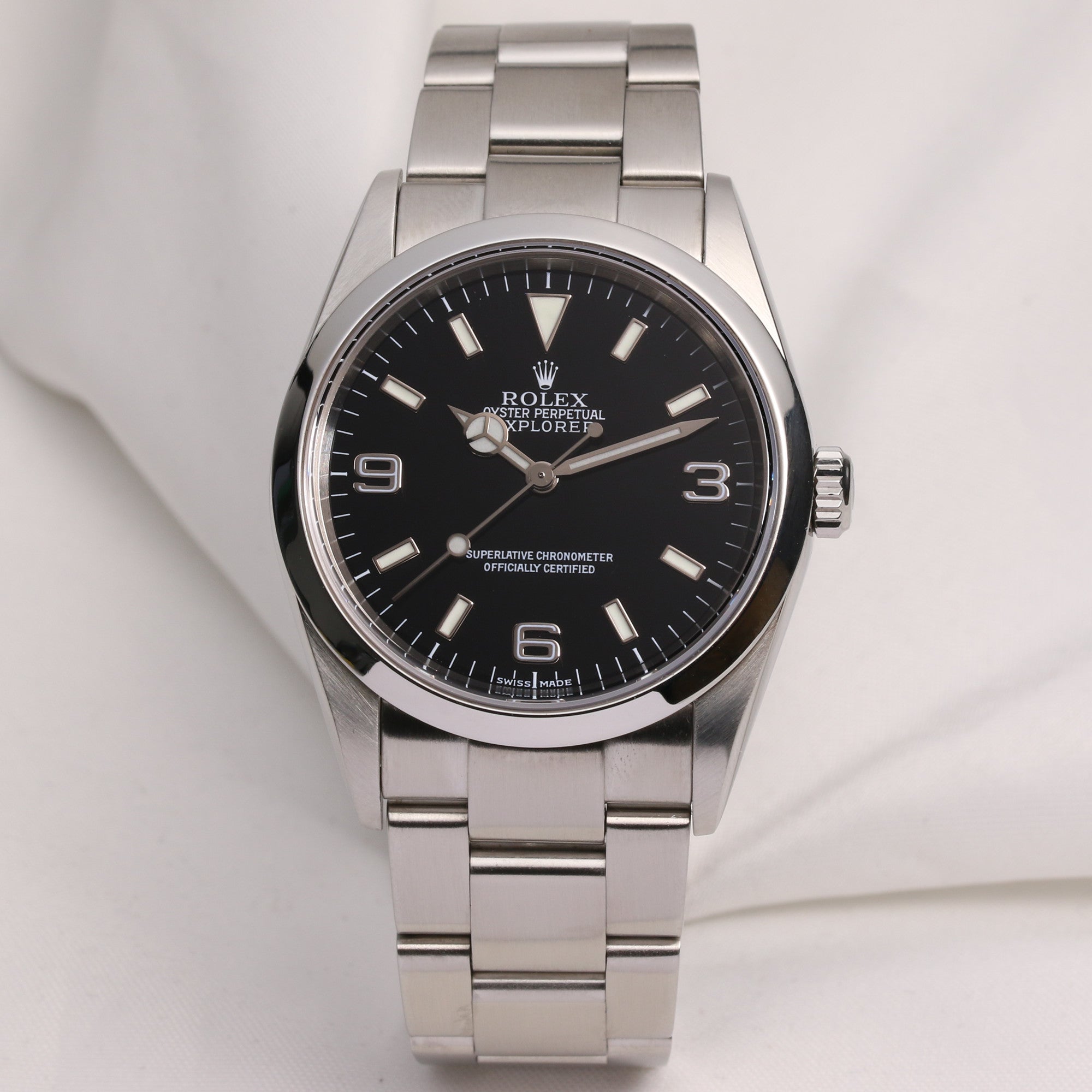 Rolex Explorer 114270 Stainless Steel Second Hand Watch Collectors 1