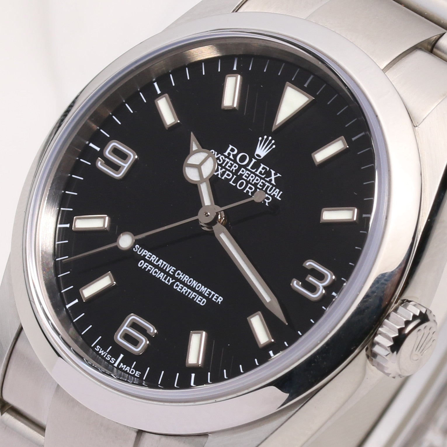 Rolex Explorer 114270 Stainless Steel Second Hand Watch Collectors 4
