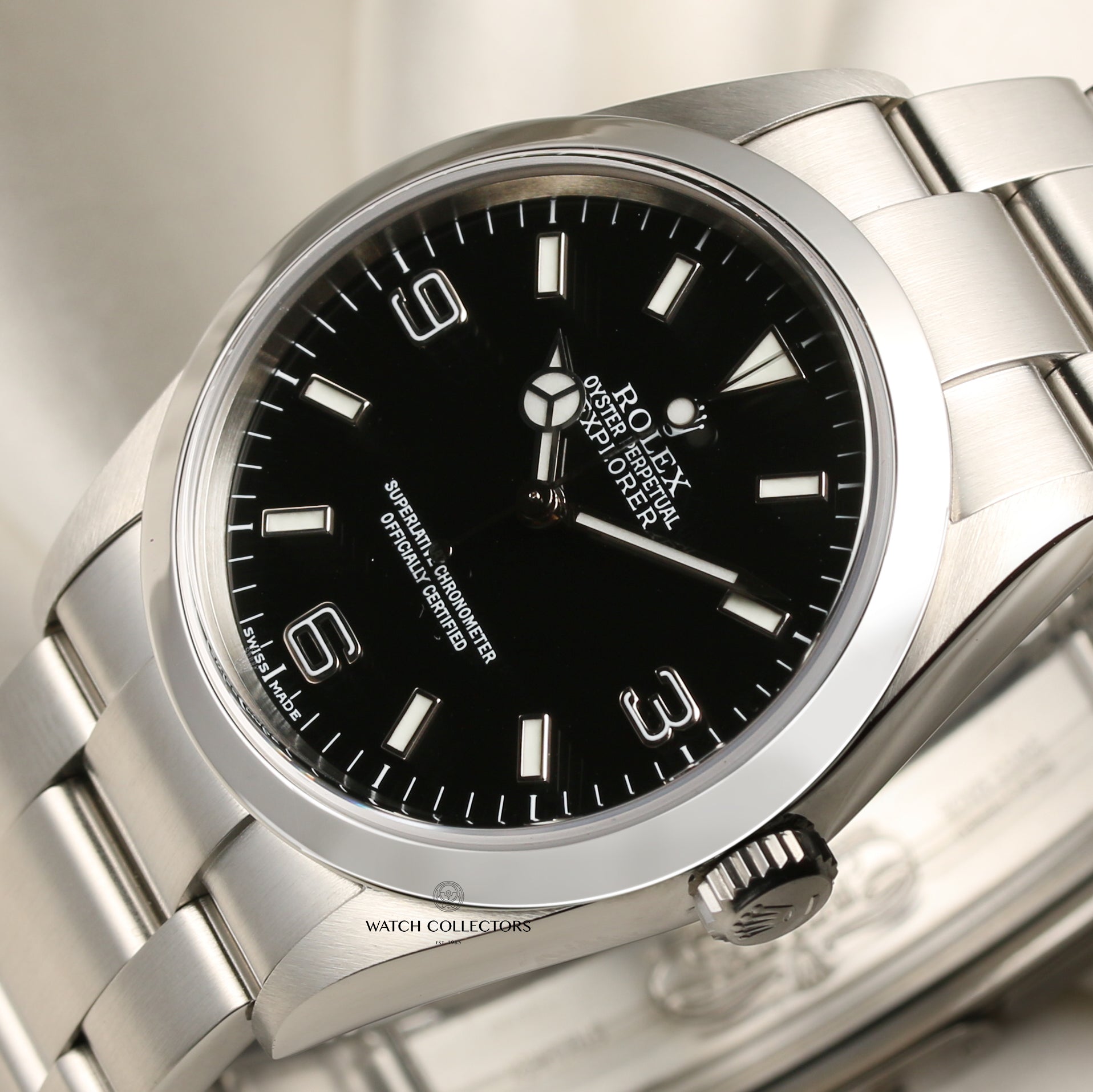 Rolex Explorer 114270 Stainless Steel Second Hand Watch Collectors 4