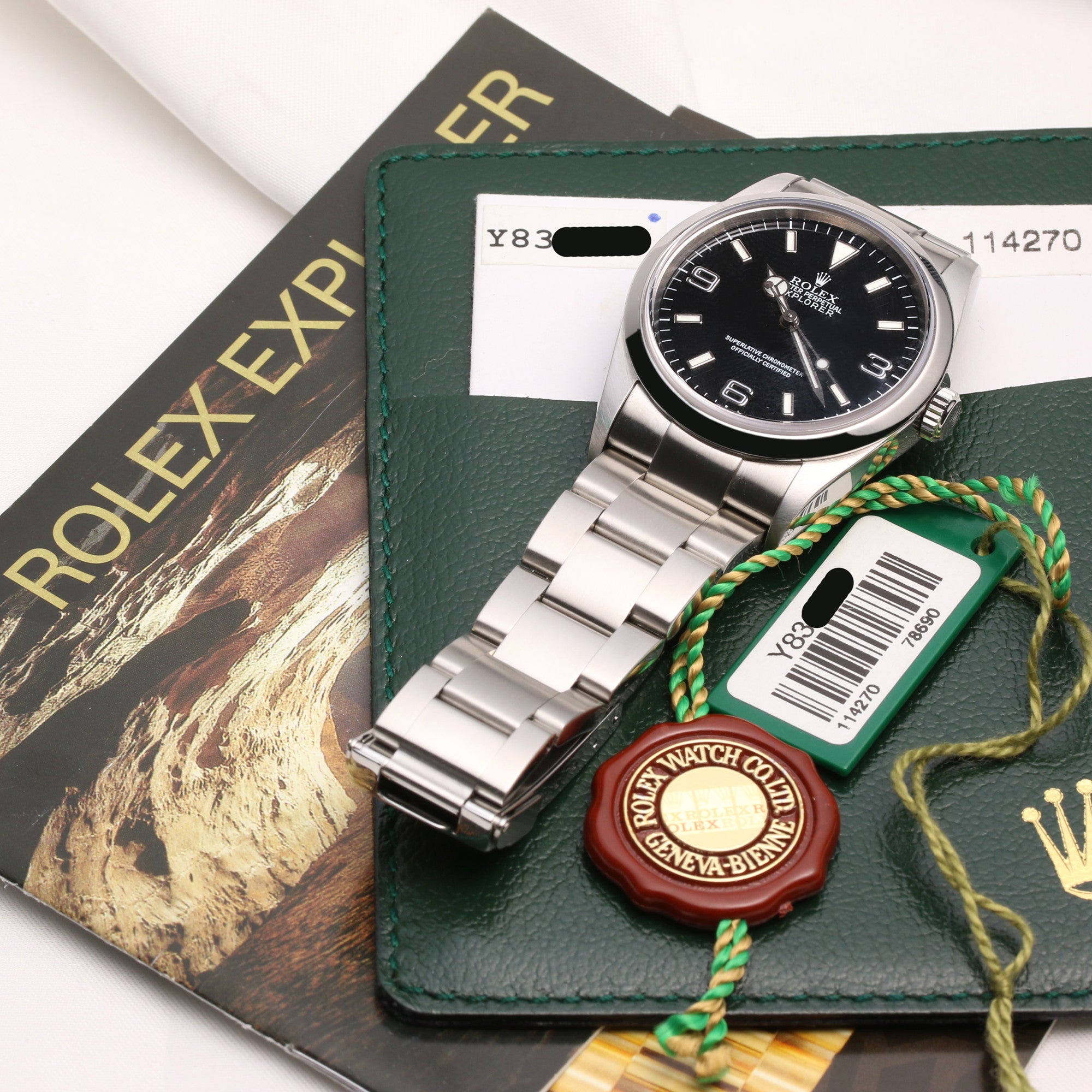 Rolex Explorer 114270 Stainless Steel Second Hand Watch Collectors 7
