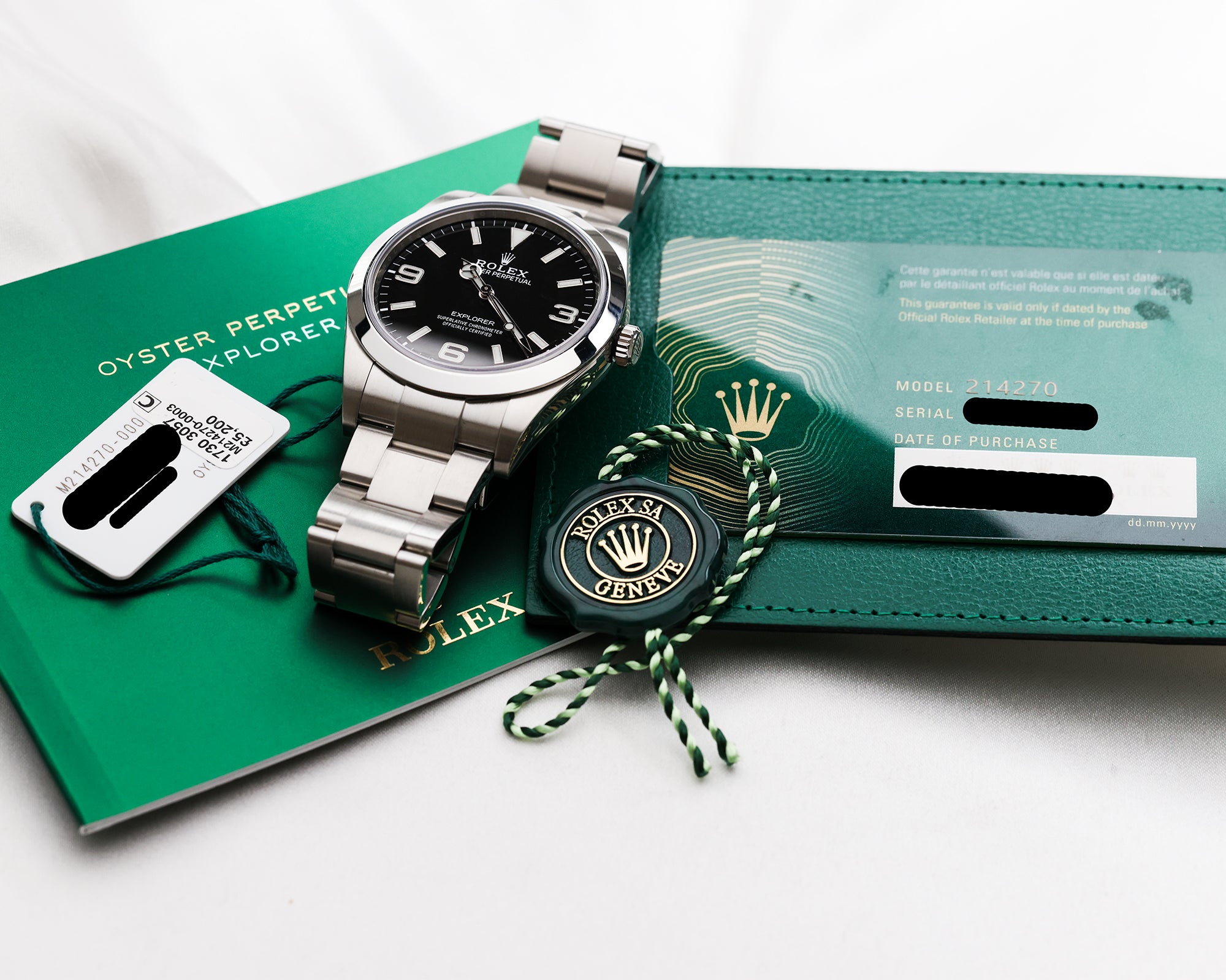 Rolex Explorer 214270 Stainless Steel Second Hand Watch Collectors 8