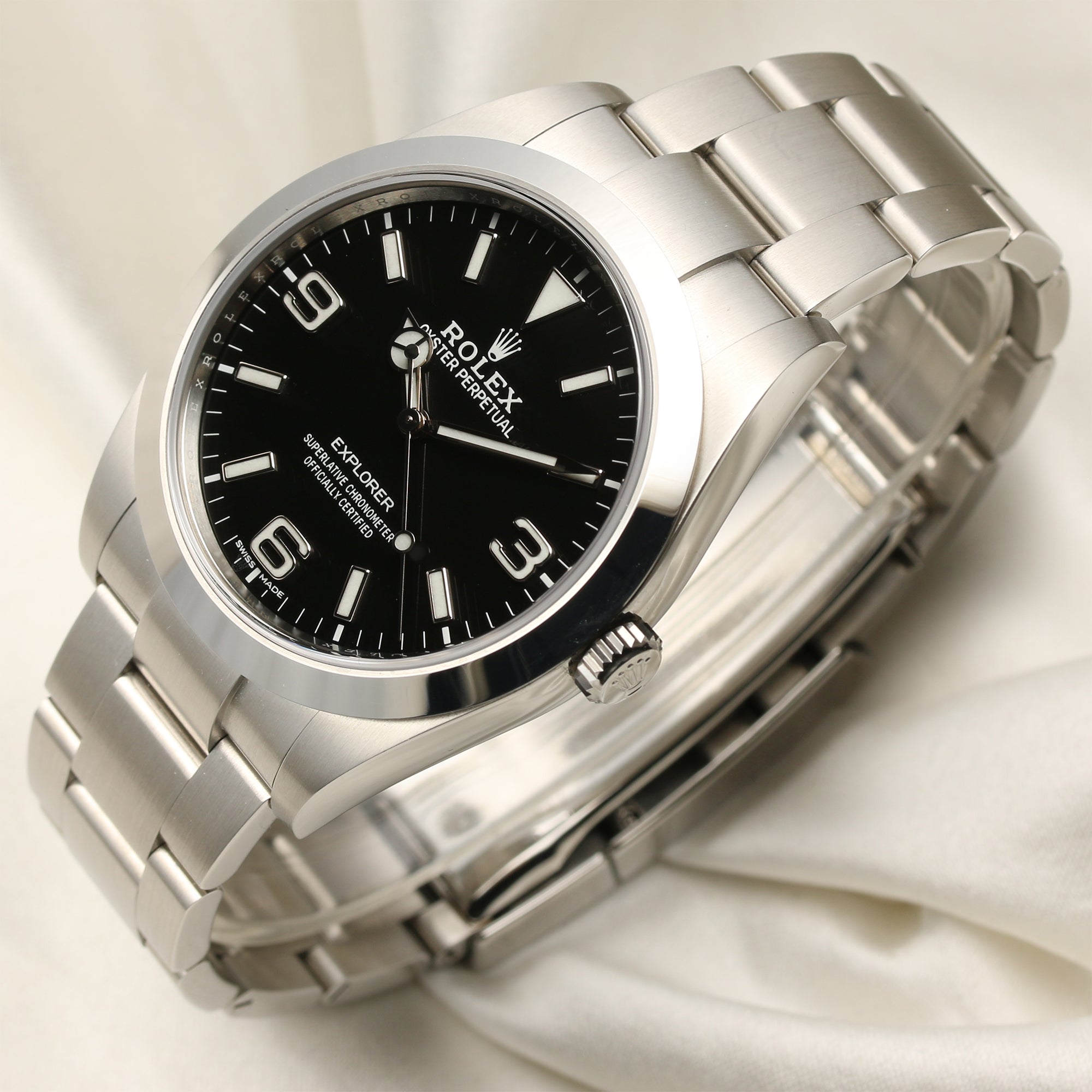 Rolex Explorer 214270 Stainless Steel Second hand Watch Collectors 3