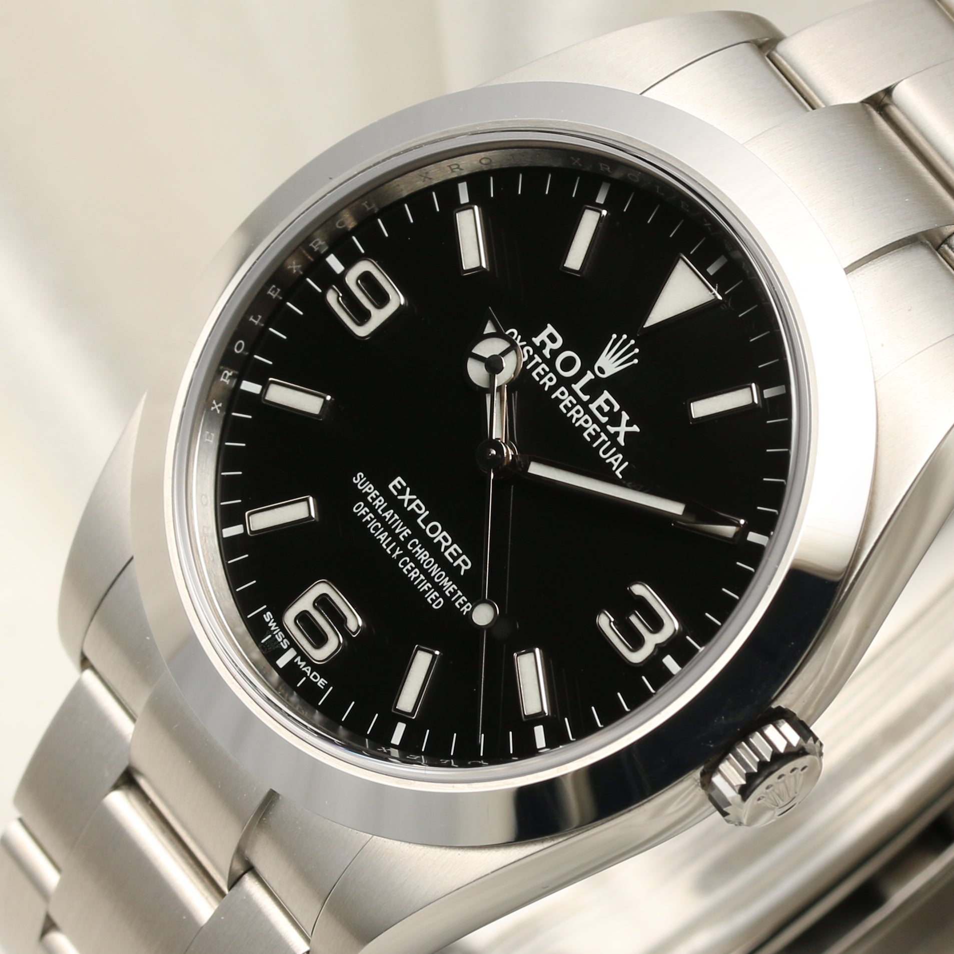 Rolex Explorer 214270 Stainless Steel Second hand Watch Collectors 4