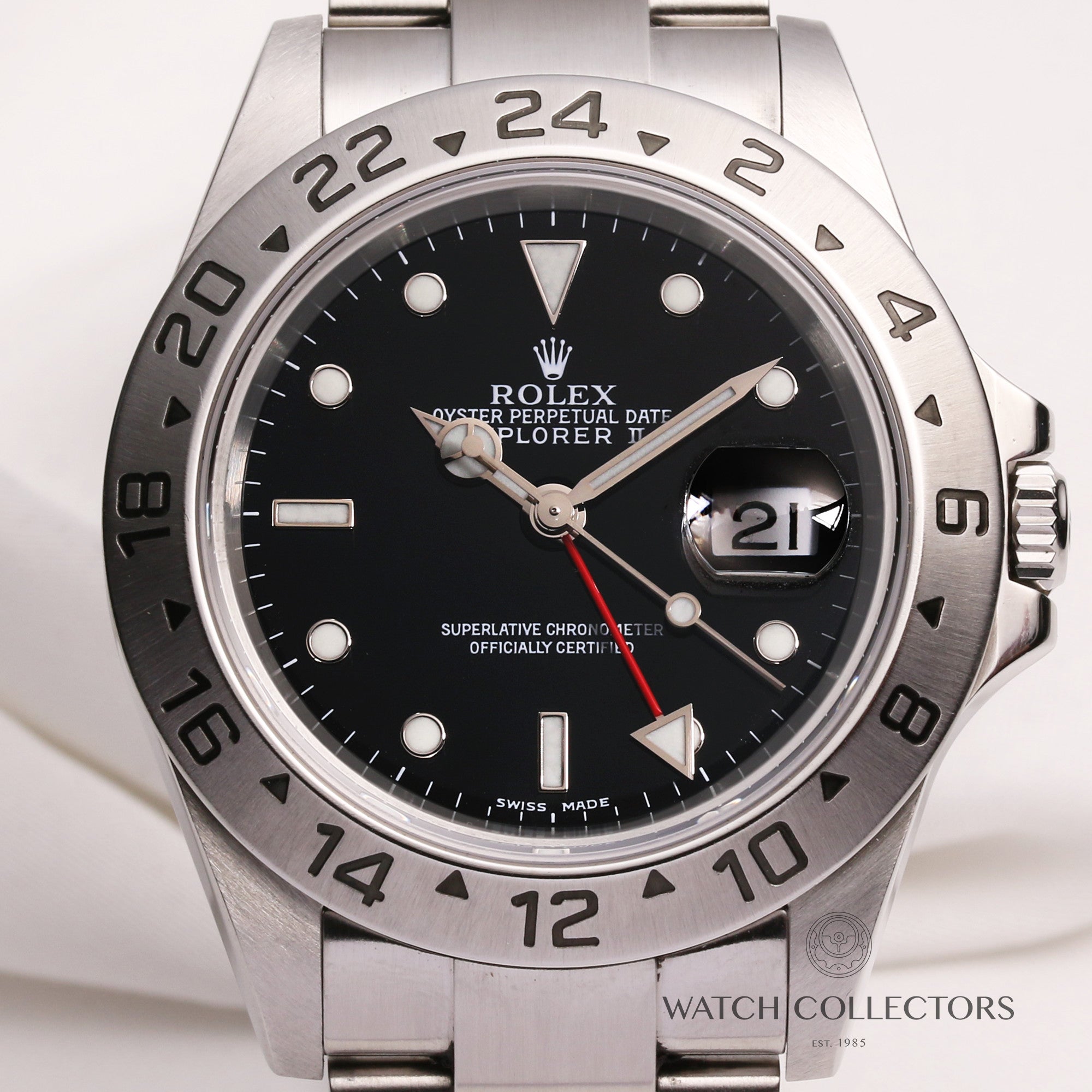Rolex-Explorer-II-16570T-Stainless-Steel-Second-Hand-Watch-Collectors-2
