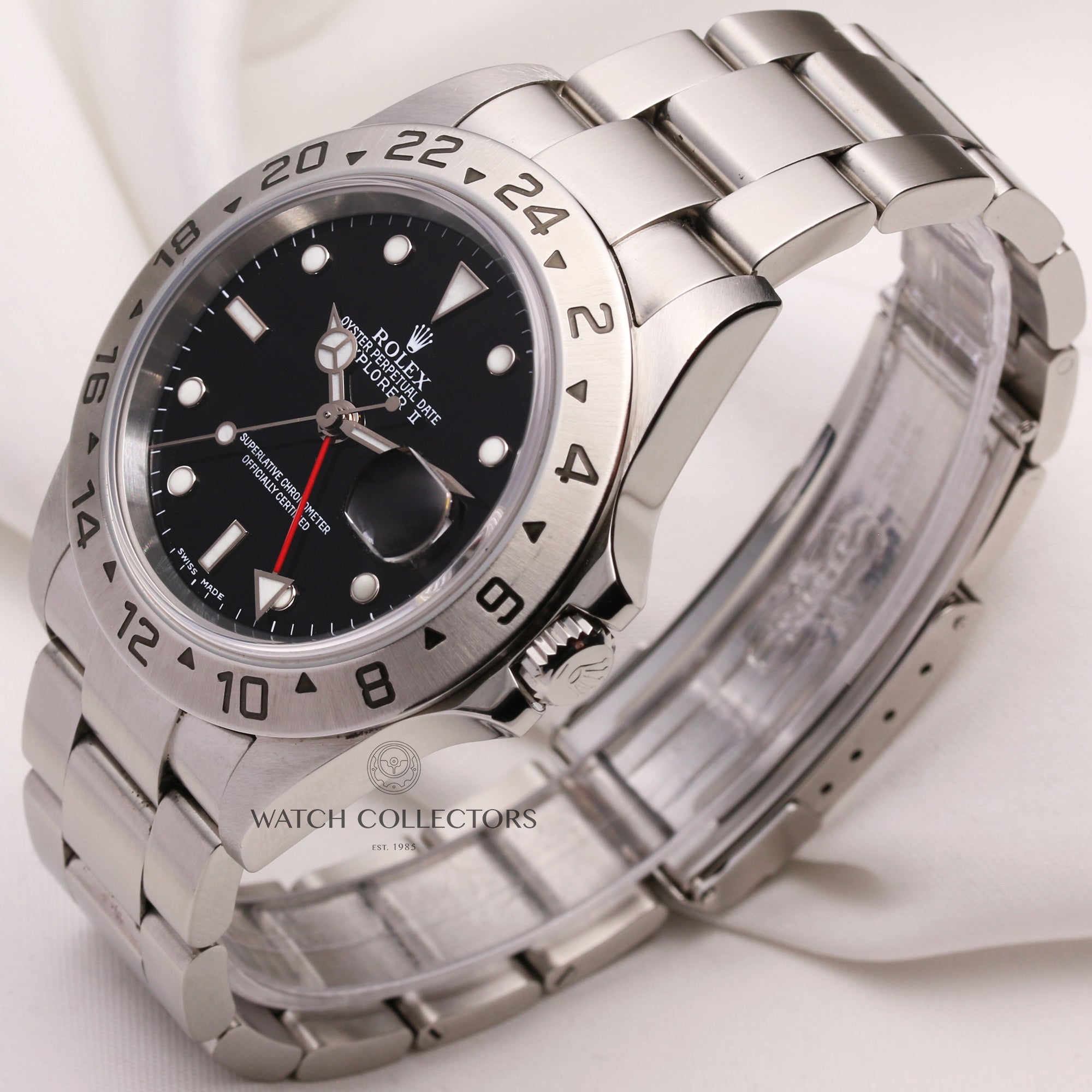 Rolex-Explorer-II-16570T-Stainless-Steel-Second-Hand-Watch-Collectors-3