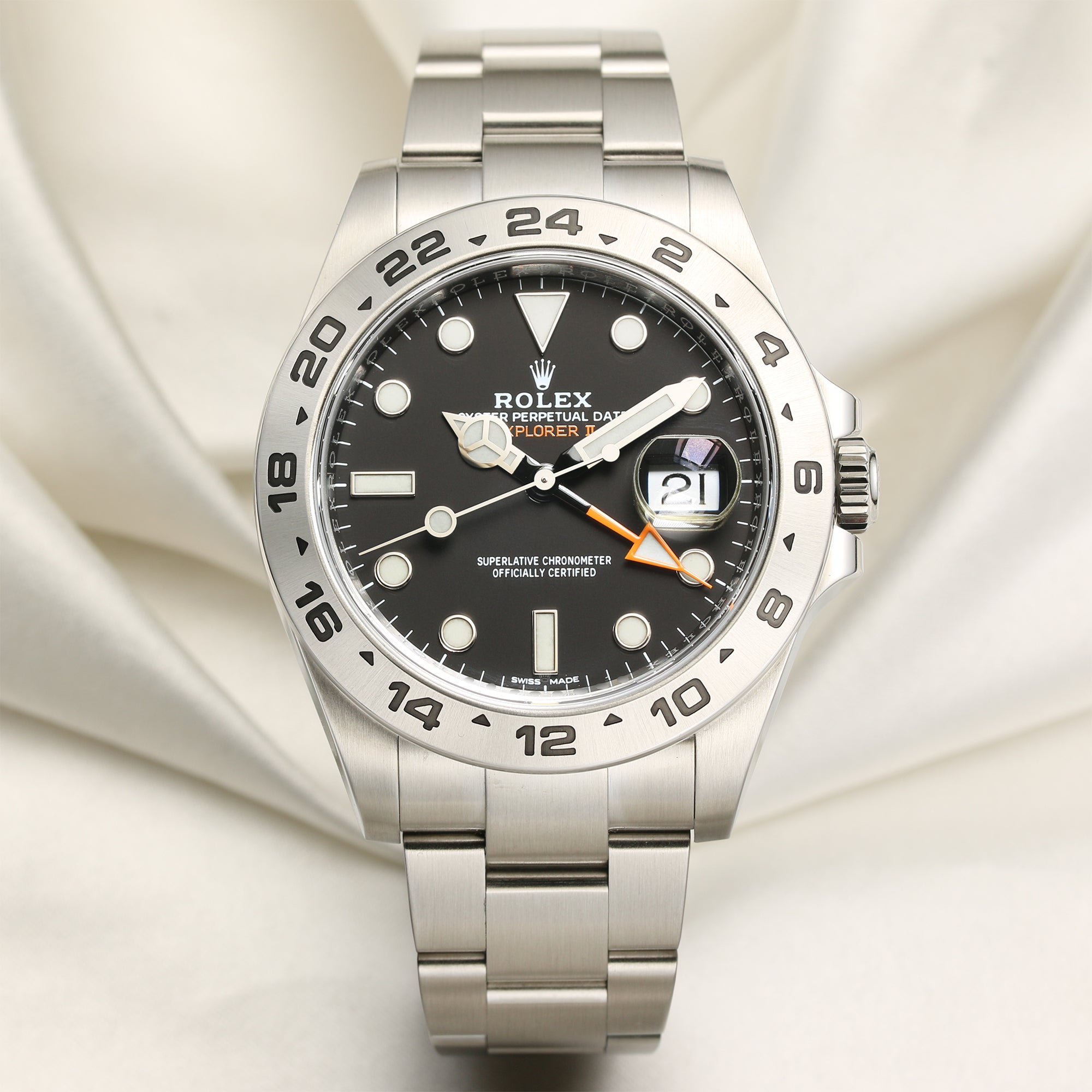 Rolex Explorer II 216570 Stainless Steel Second Hand Watch Collectors 1