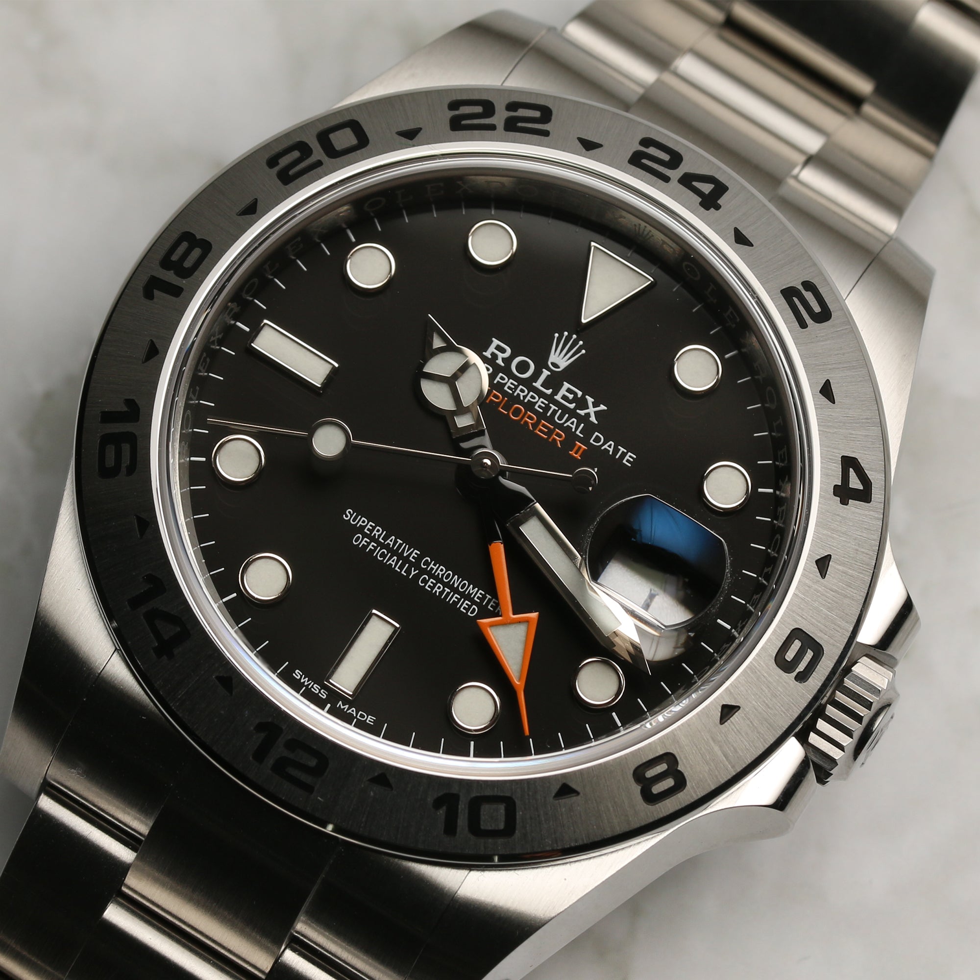 Rolex Explorer II 216570 Stainless Steel Second Hand Watch Collectors 3