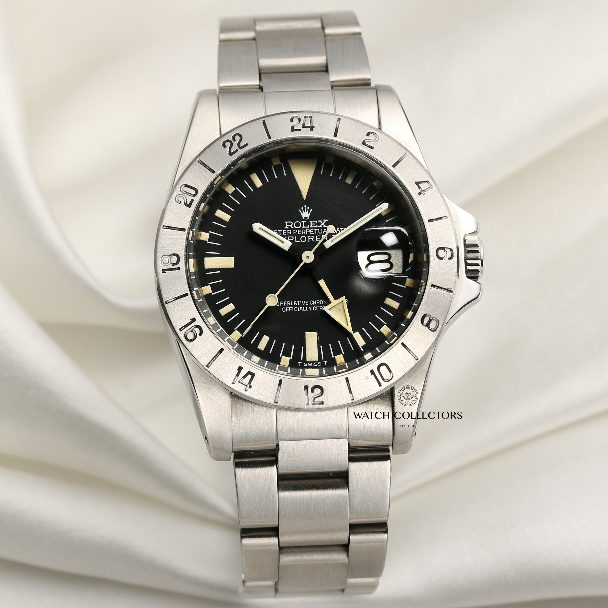 Rolex Explorer II Stainless Steel Albino Second Hand Watch Collectors 1