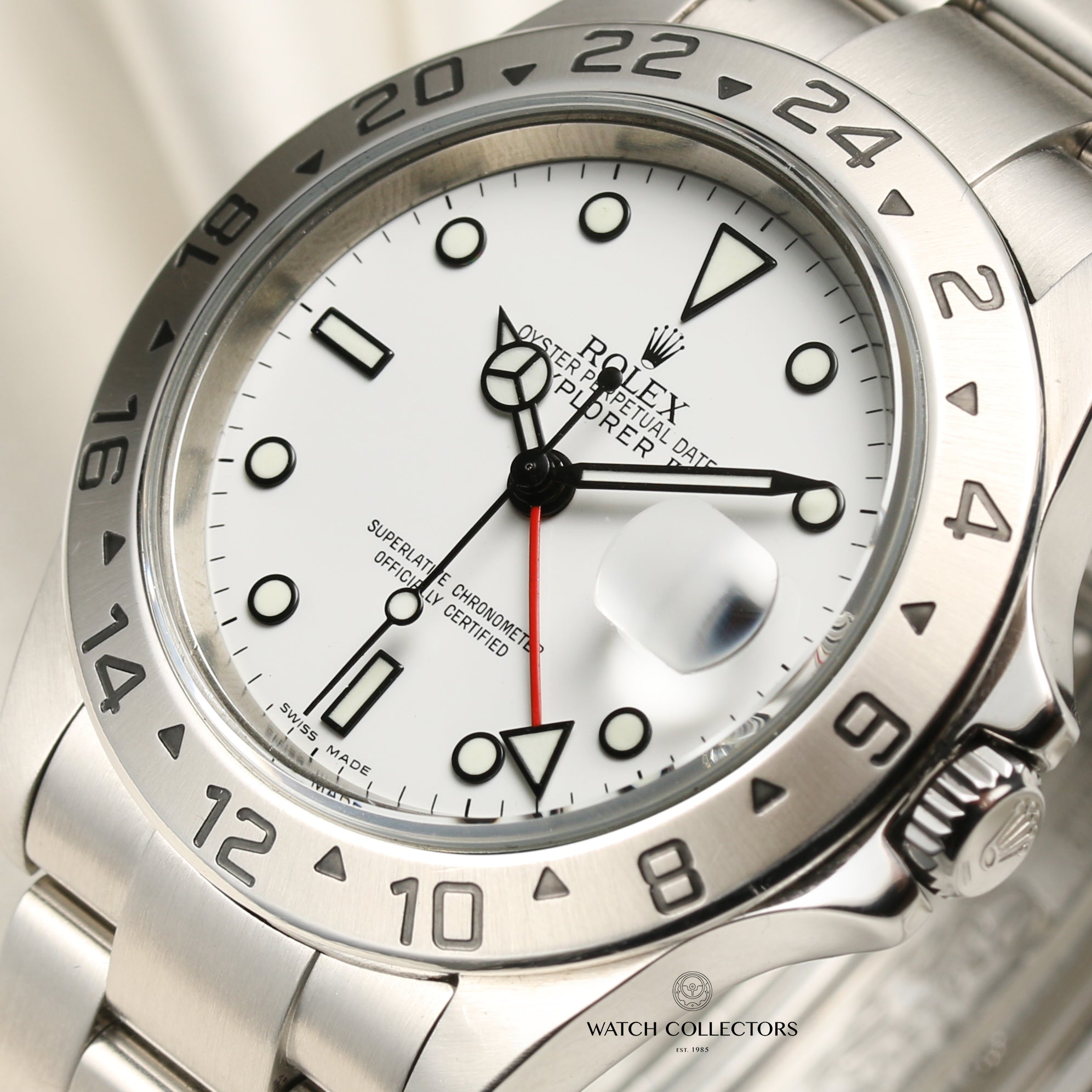 Rolex Explorer II Stainless Steel Polar White Seocnd Hand Watch Collectors 4