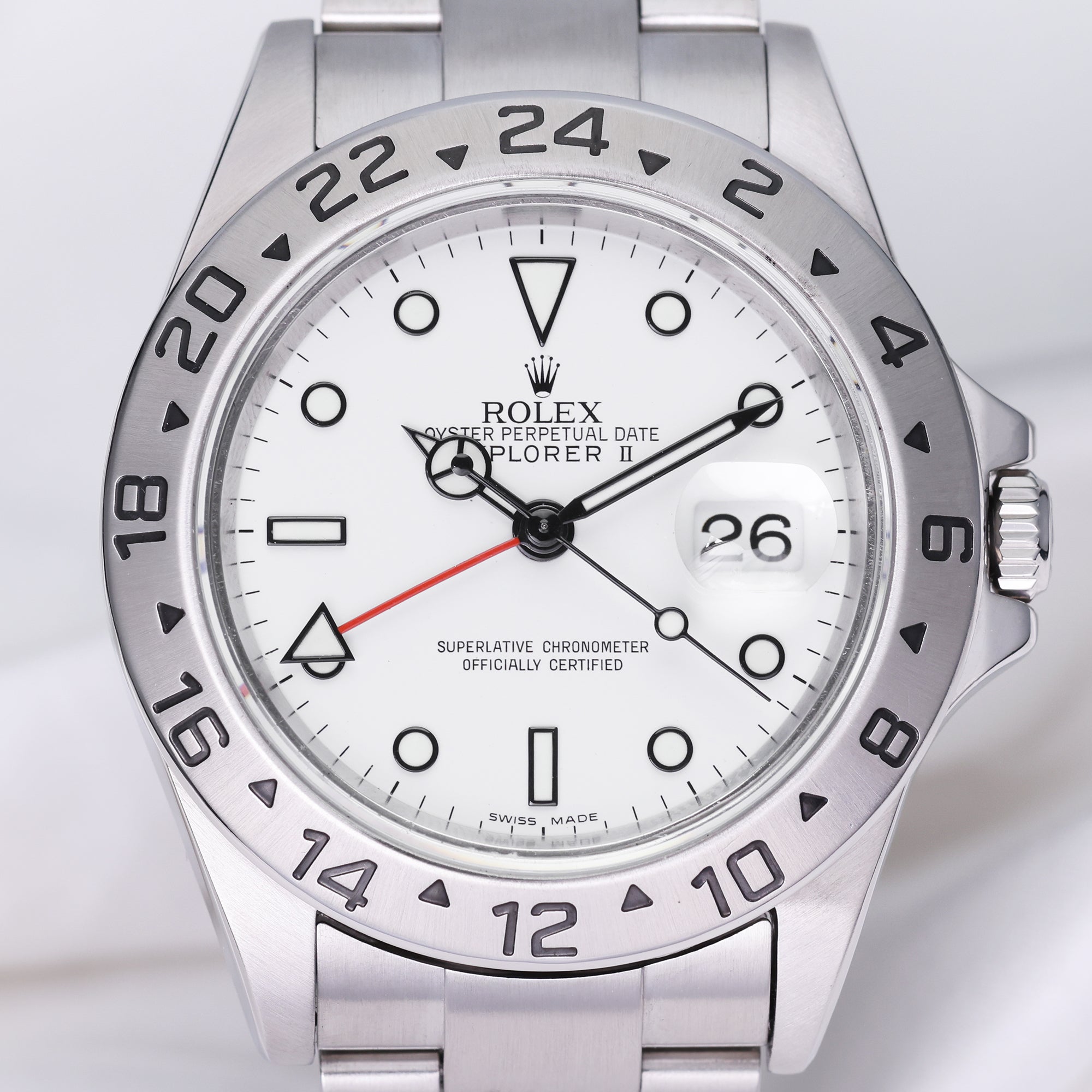 Rolex Explorer II Stainless Steel Second Hand Watch Collectors 2