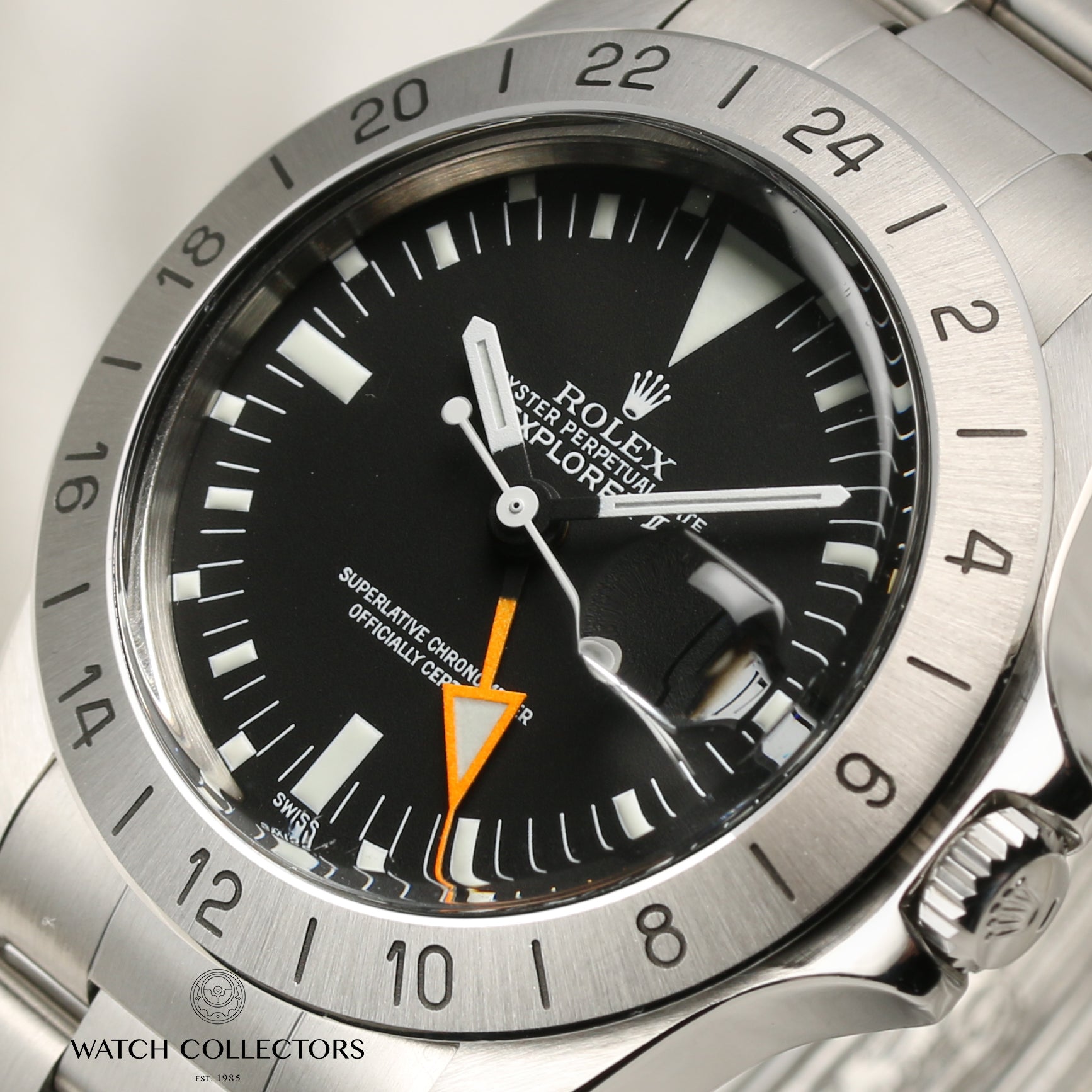 Rolex Explorer II Stainless Steel Second Hand Watch Collectors 4