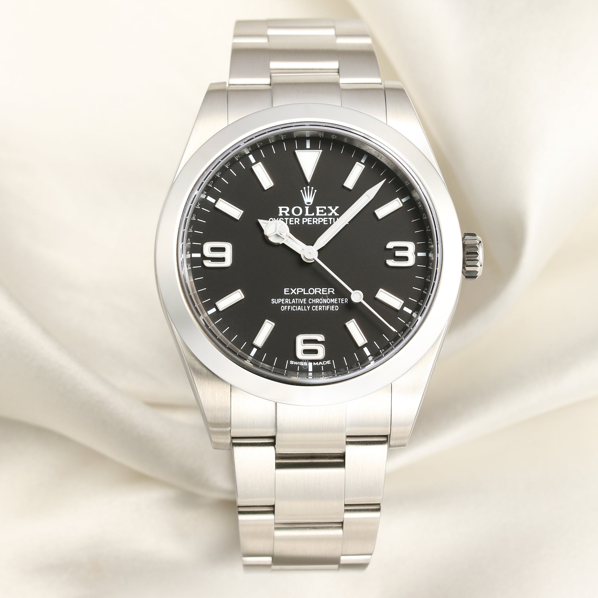 Rolex Explorer Stainless Steel Second Hand Watch Collectors 1
