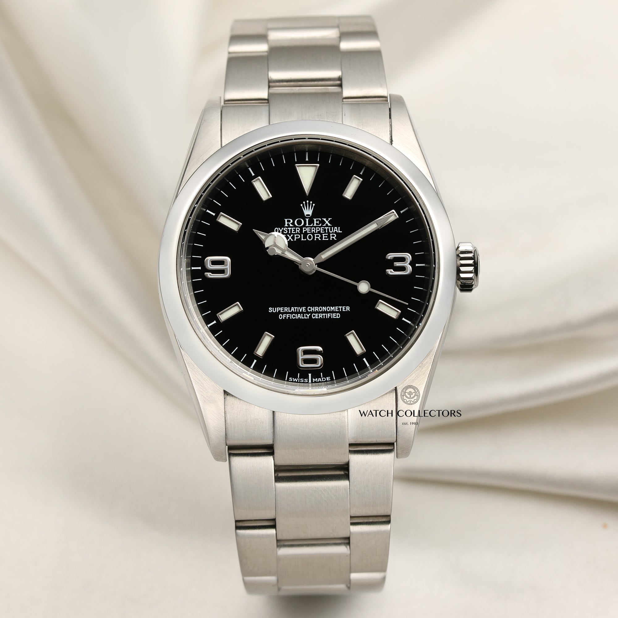 Rolex Explorer Stainless Steel Second Hand Watch Collectors 1