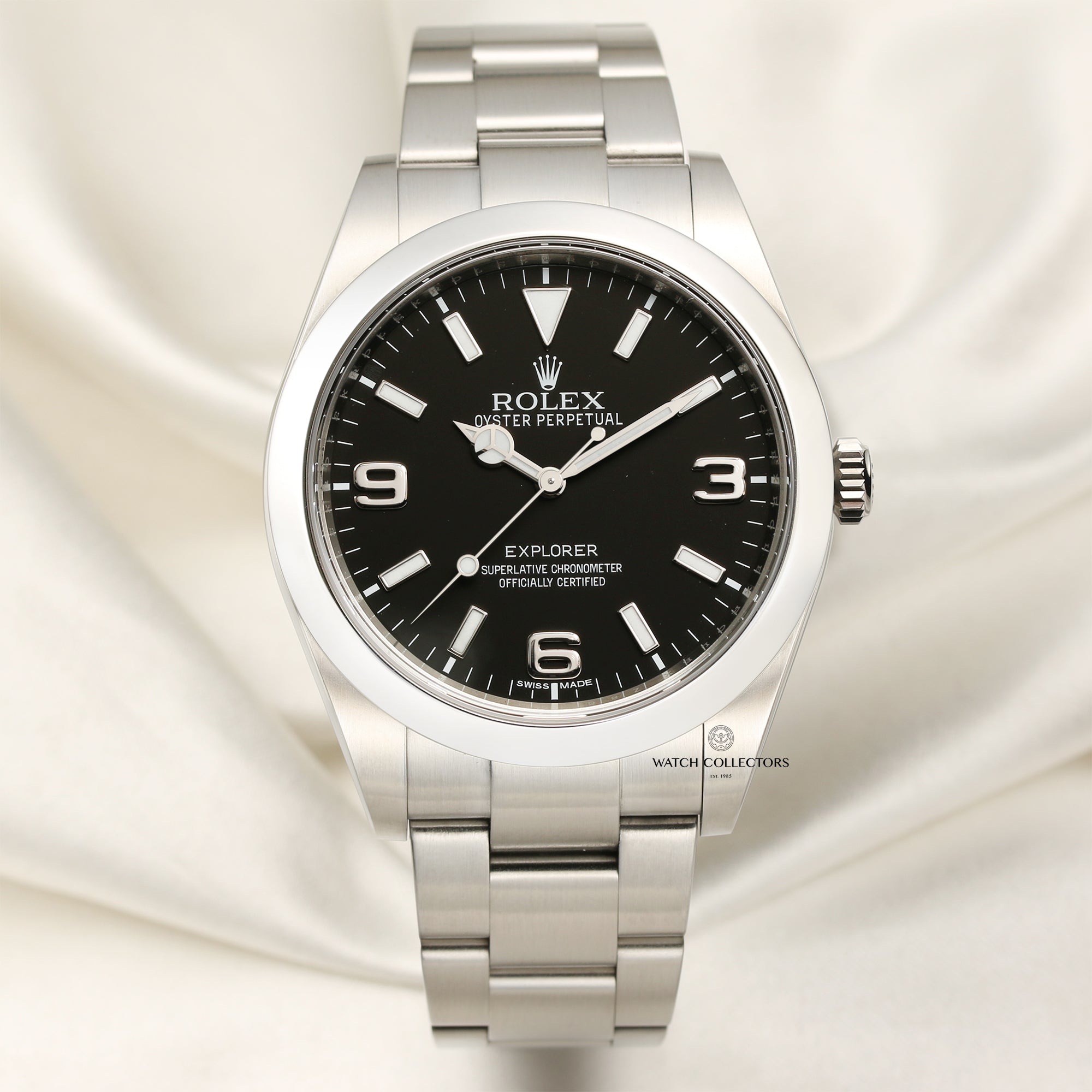 Rolex Explorer Stainless Steel Second Hand Watch Collectors 1