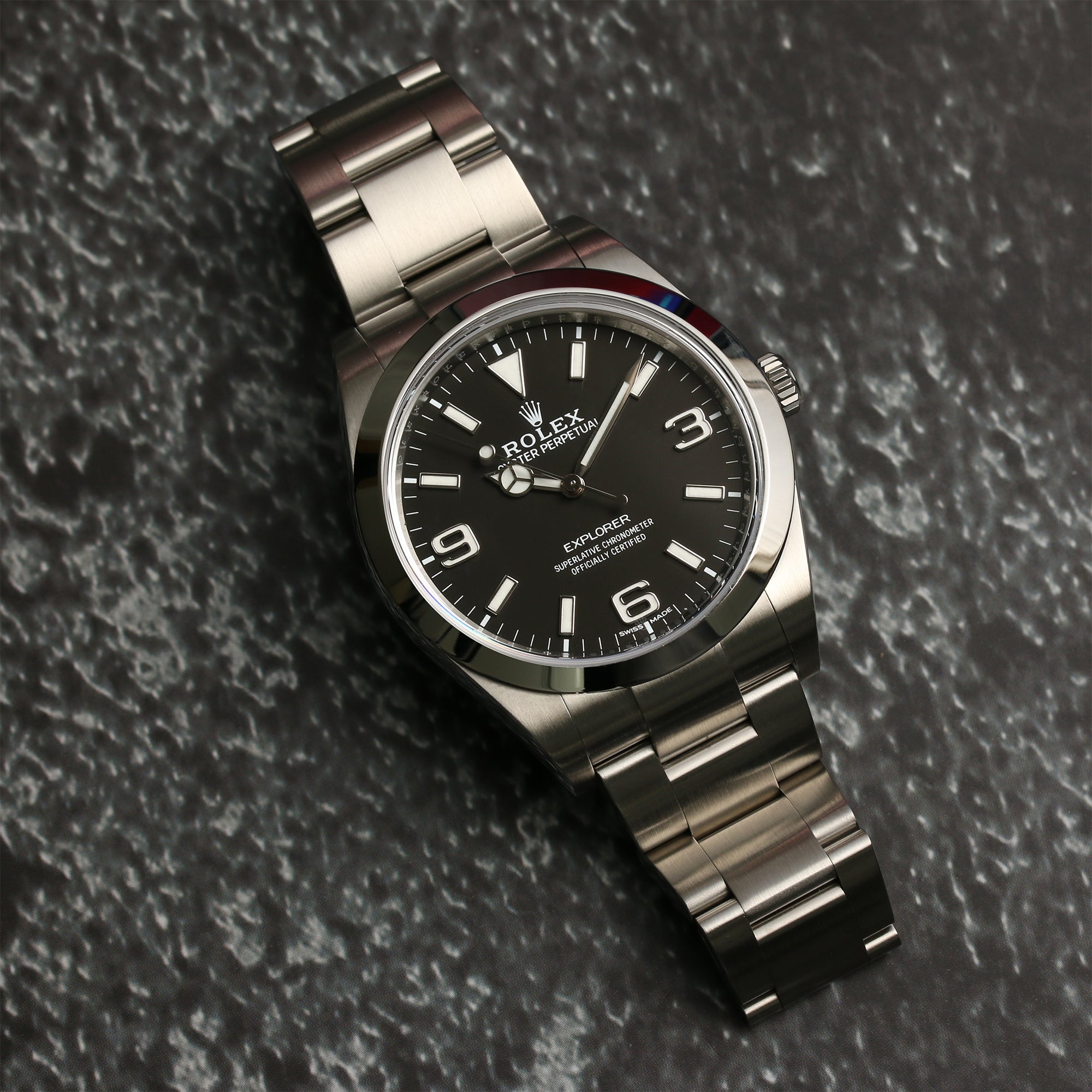 Rolex Explorer Stainless Steel Second Hand Watch Collectors 3