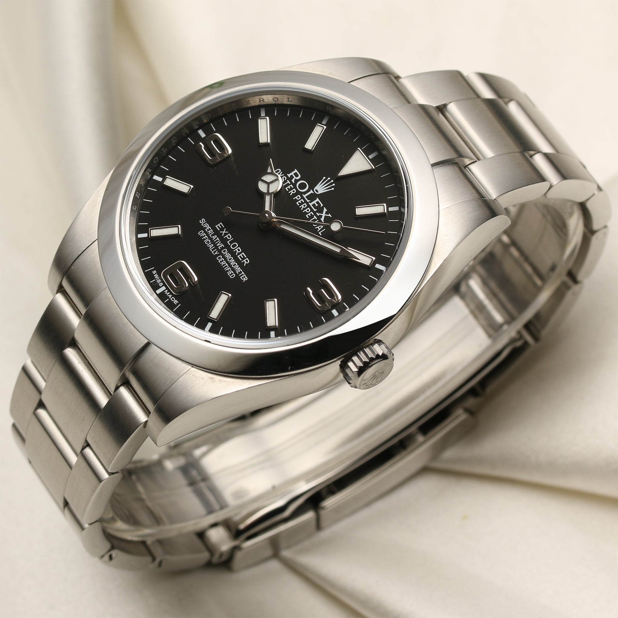 Rolex Explorer Stainless Steel Second Hand Watch Collectors 3