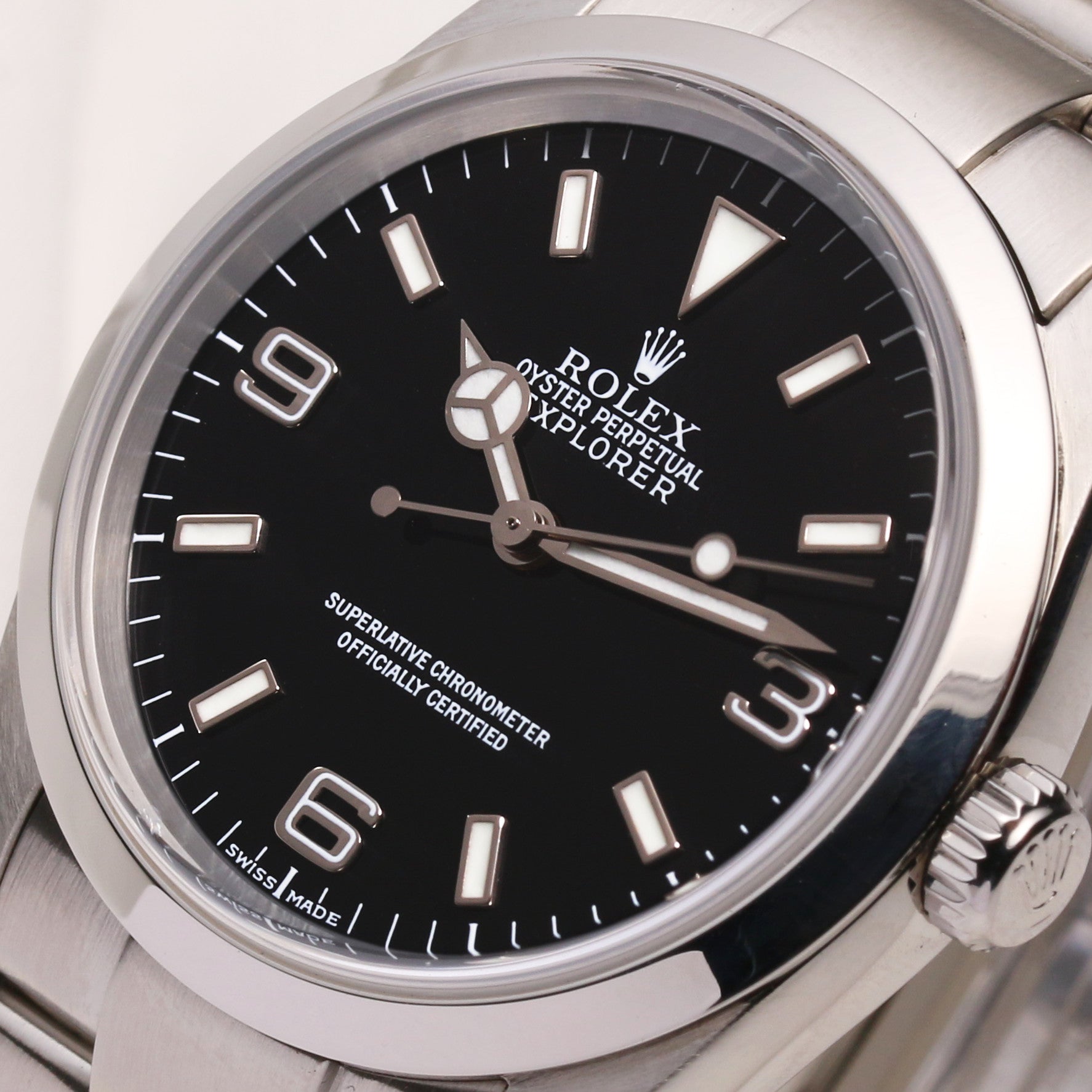 Rolex Explorer Stainless Steel Second Hand Watch Collectors 4