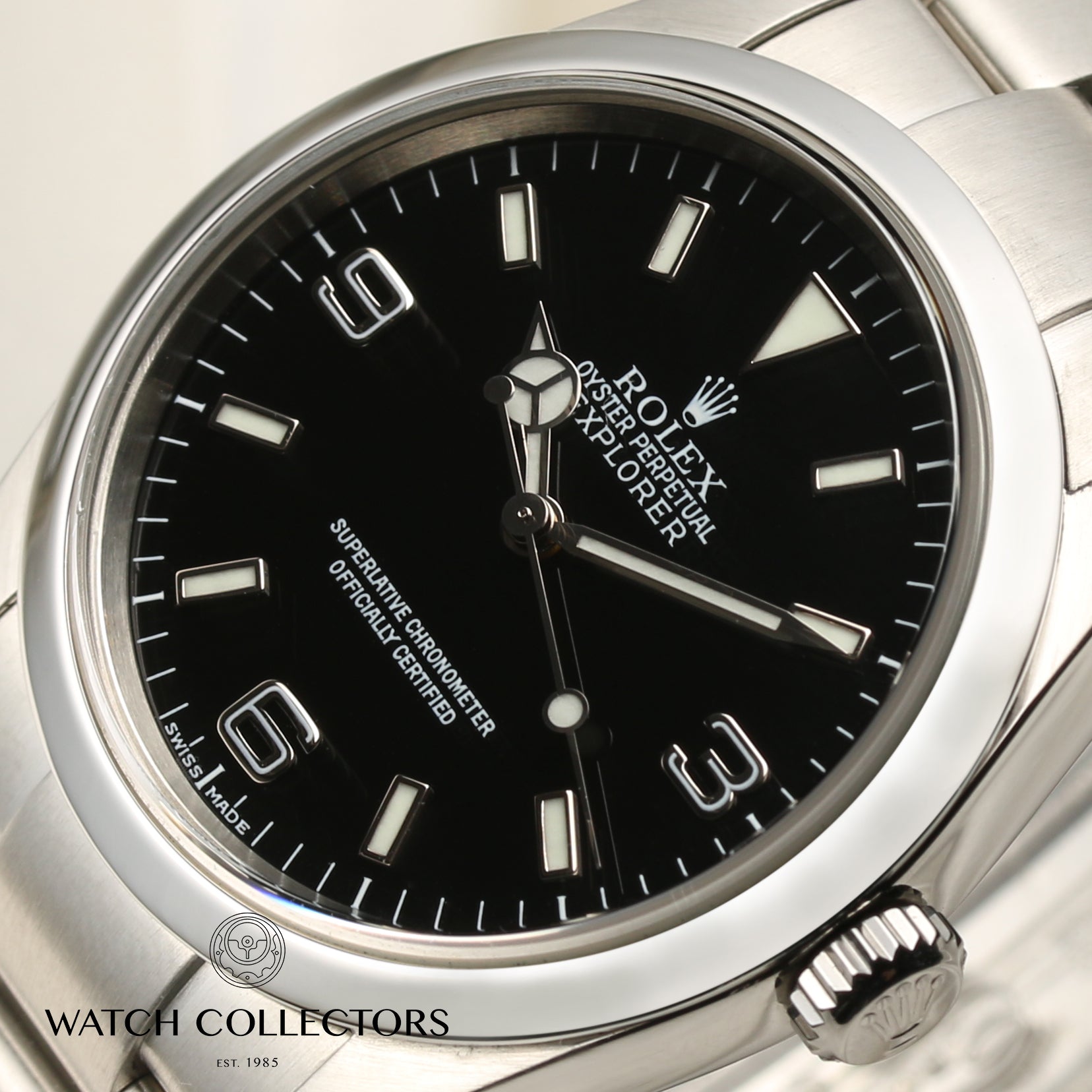 Rolex Explorer Stainless Steel Second Hand Watch Collectors 4