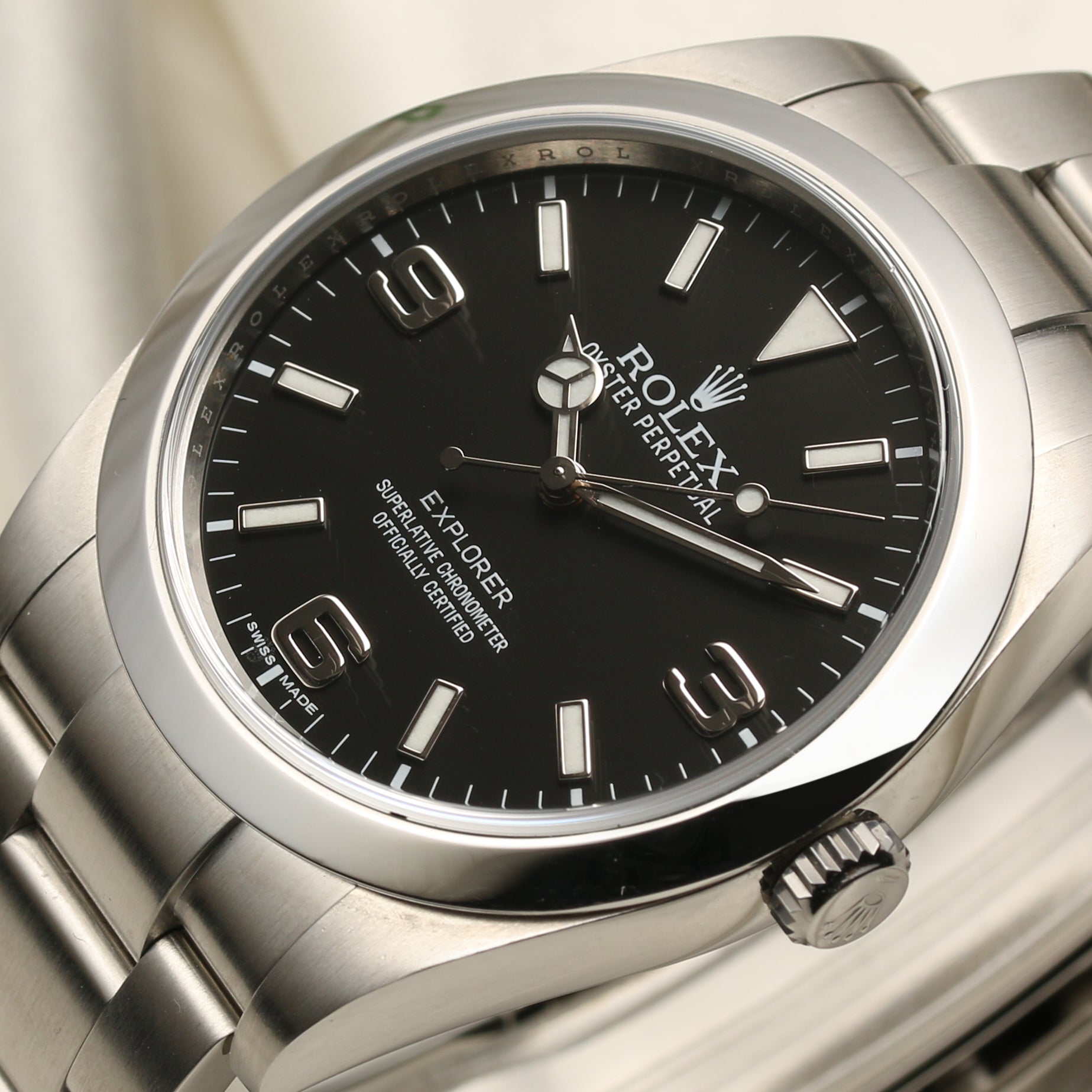 Rolex Explorer Stainless Steel Second Hand Watch Collectors 4