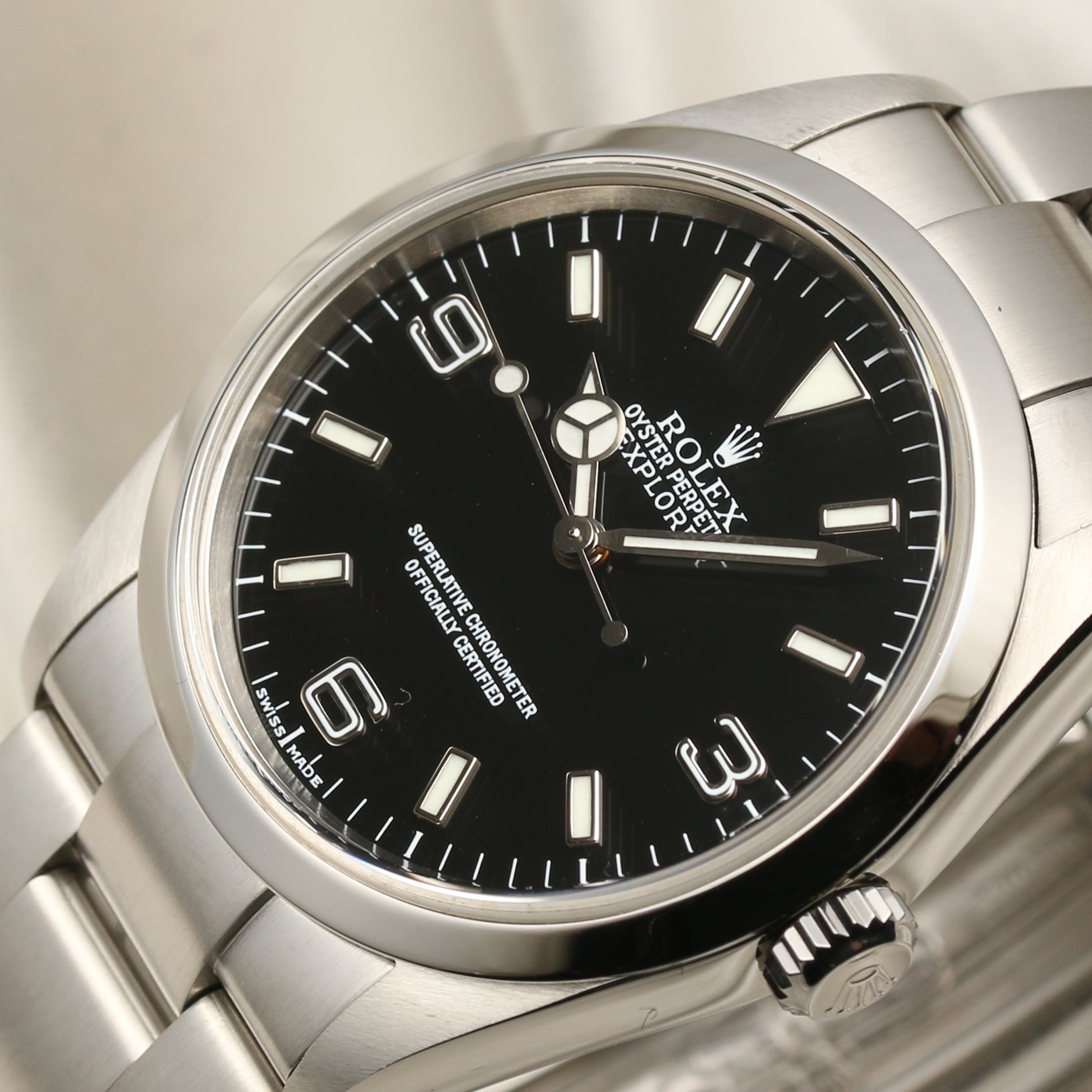 Rolex Explorer Stainless Steel Second Hand Watch Collectors 4