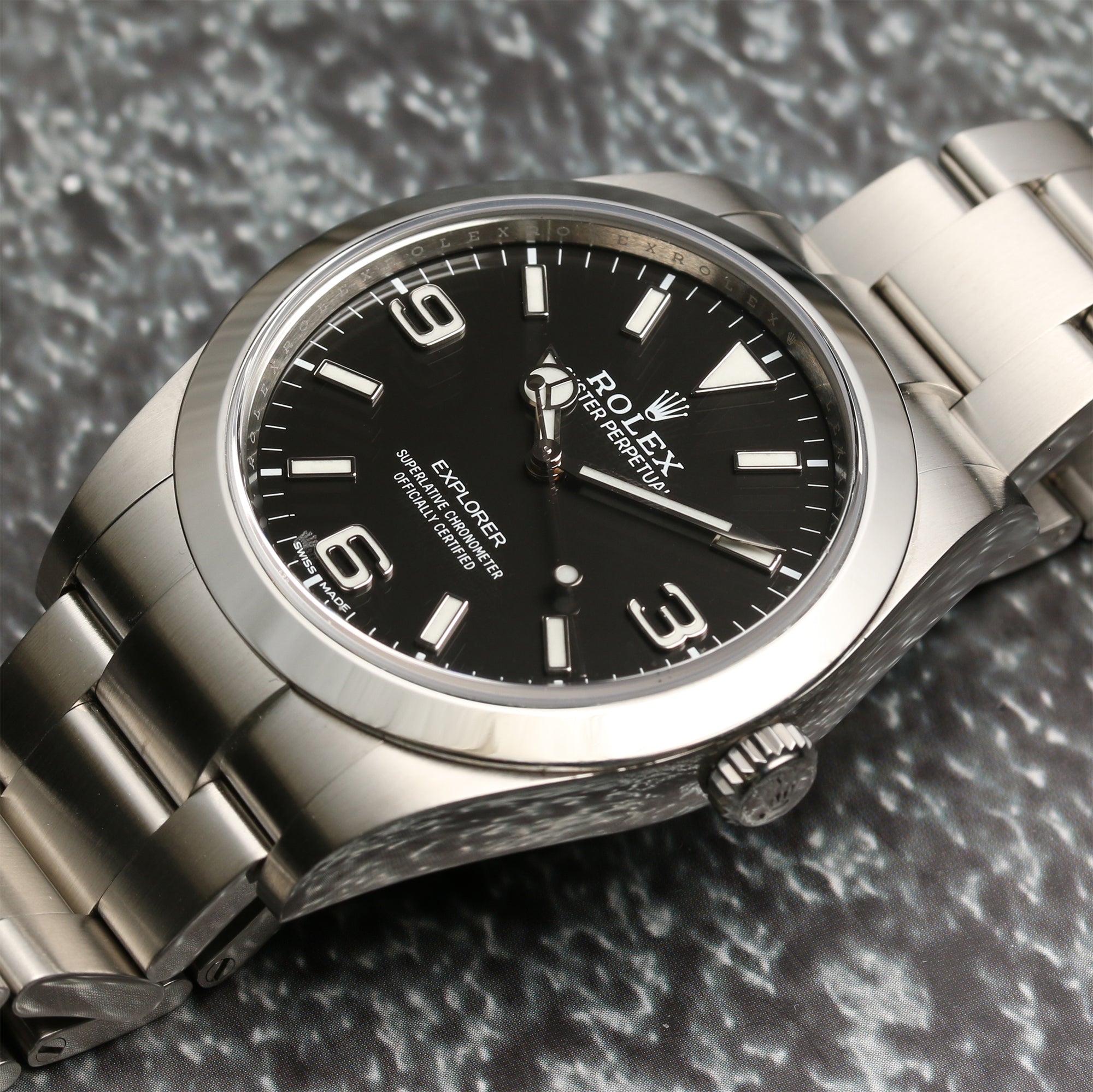 Rolex Explorer Stainless Steel Second Hand Watch Collectors 4