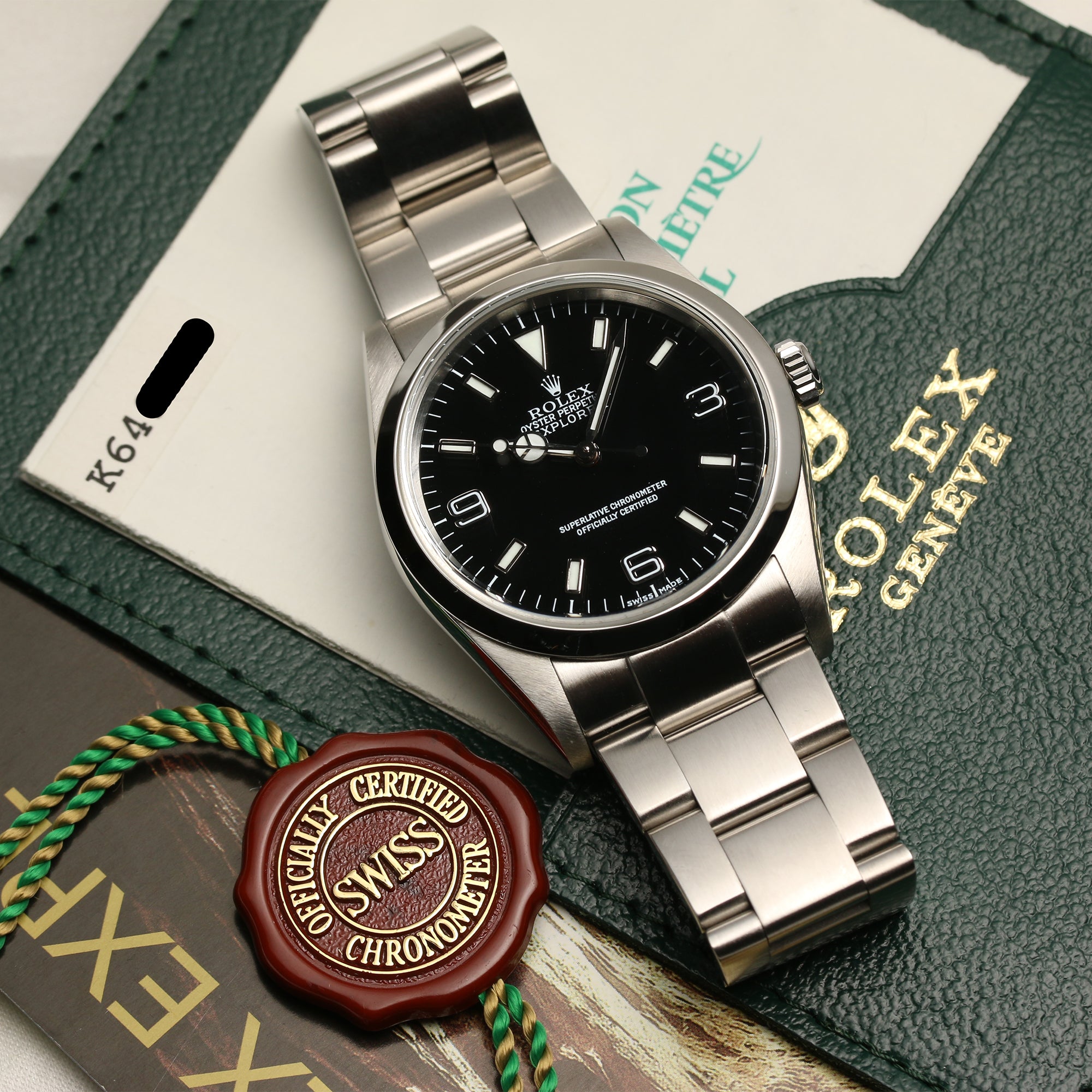 Rolex Explorer Stainless Steel Second Hand Watch Collectors 9