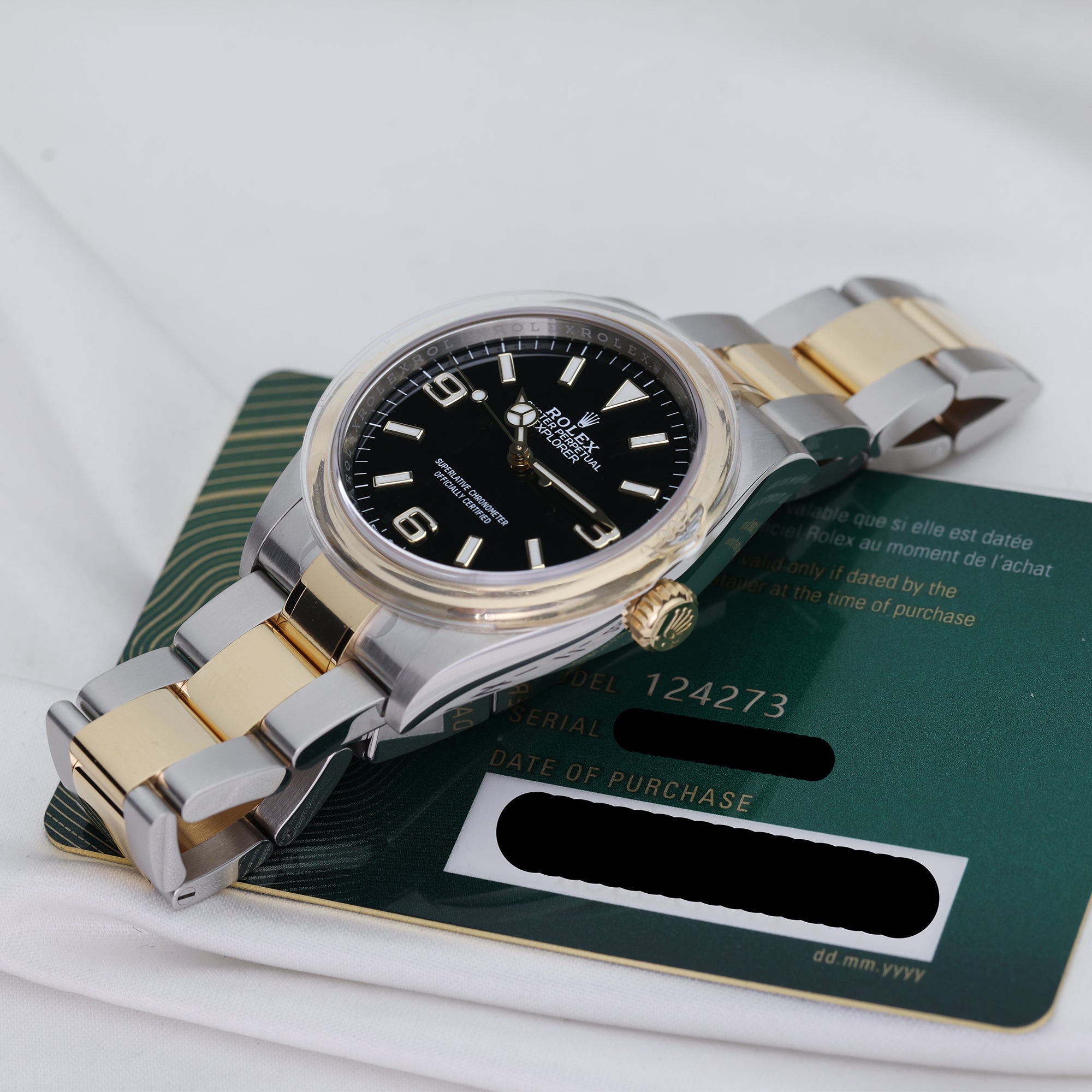 Rolex Explorer Steel & Gold Second Hand Watch Collectors 8