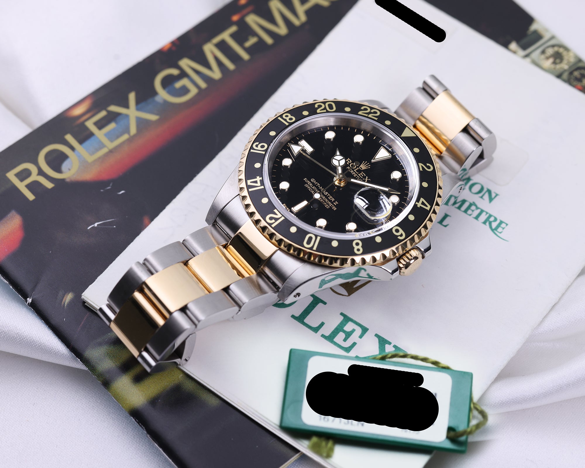 Rolex GMT Master 16713 Steel & Gold Second Hand Watch Collectors 7