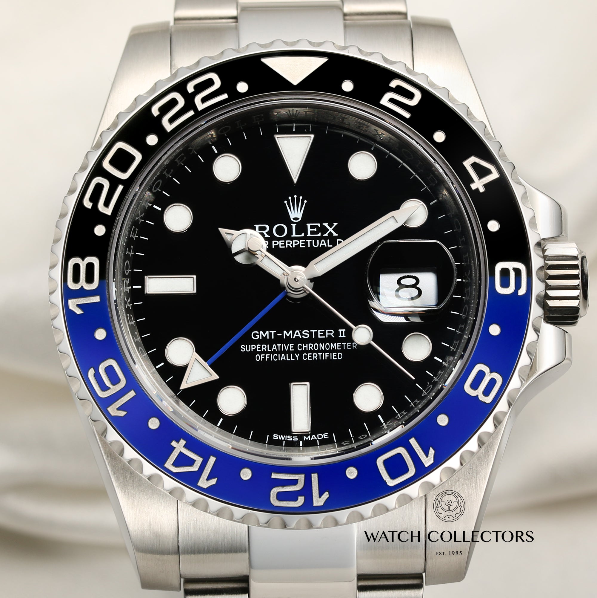 Rolex GMT-Master II 116710BLNR Batman Stainless Steel Second Hand Watch Collectors 2