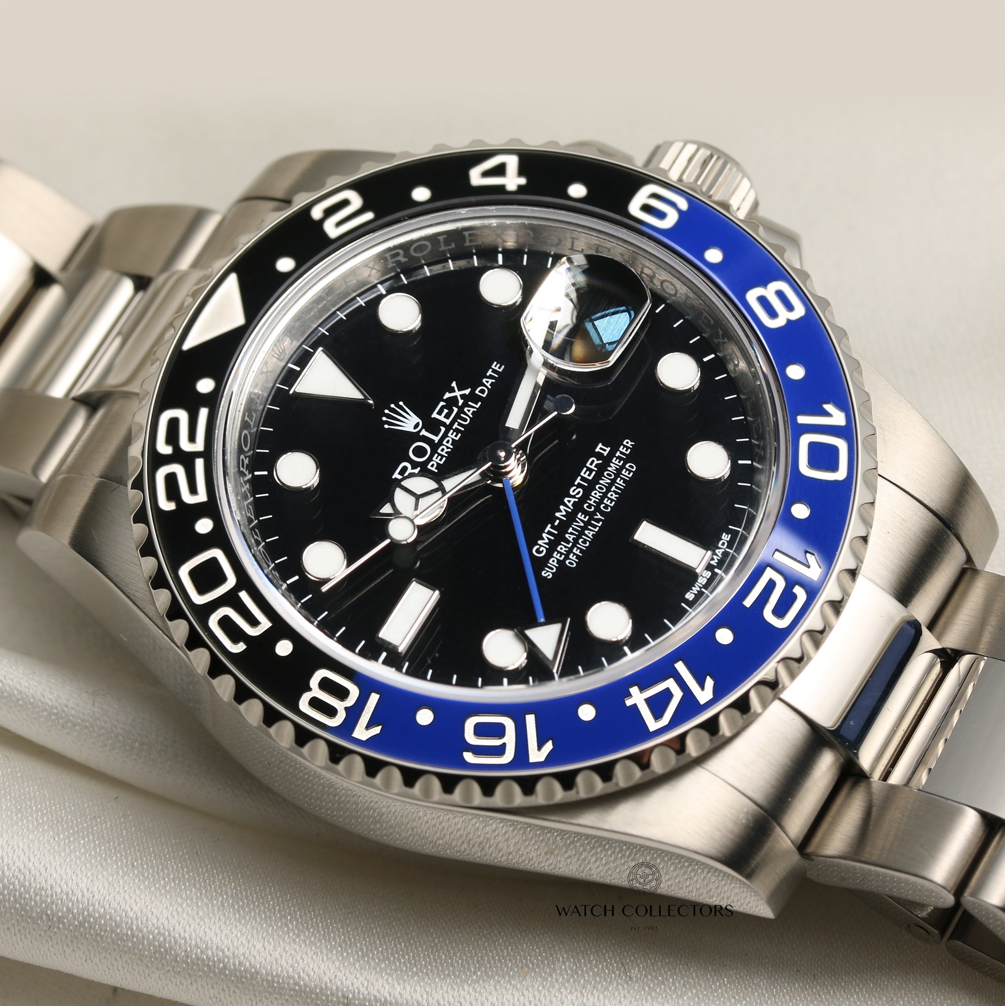 Rolex GMT-Master II 116710BLNR Batman Stainless Steel Second Hand Watch Collectors 5