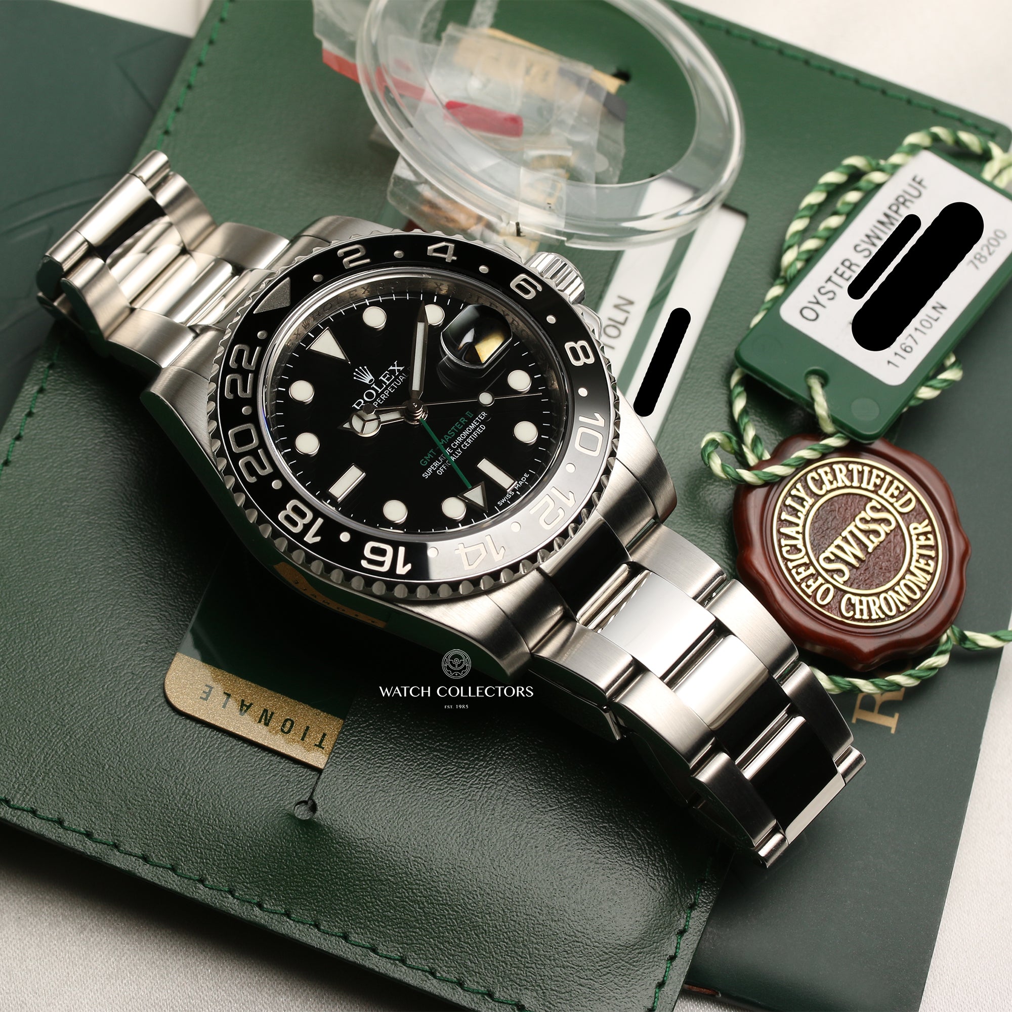 Rolex GMT-Master II 116710LN Stainless Steel Second Hand Watch Collectors 10