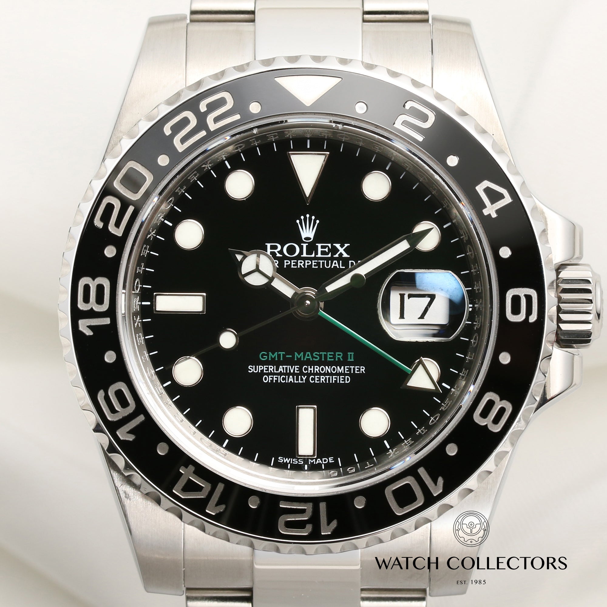 Rolex GMT-Master II 116710LN Stainless Steel Second Hand Watch Collectors 2