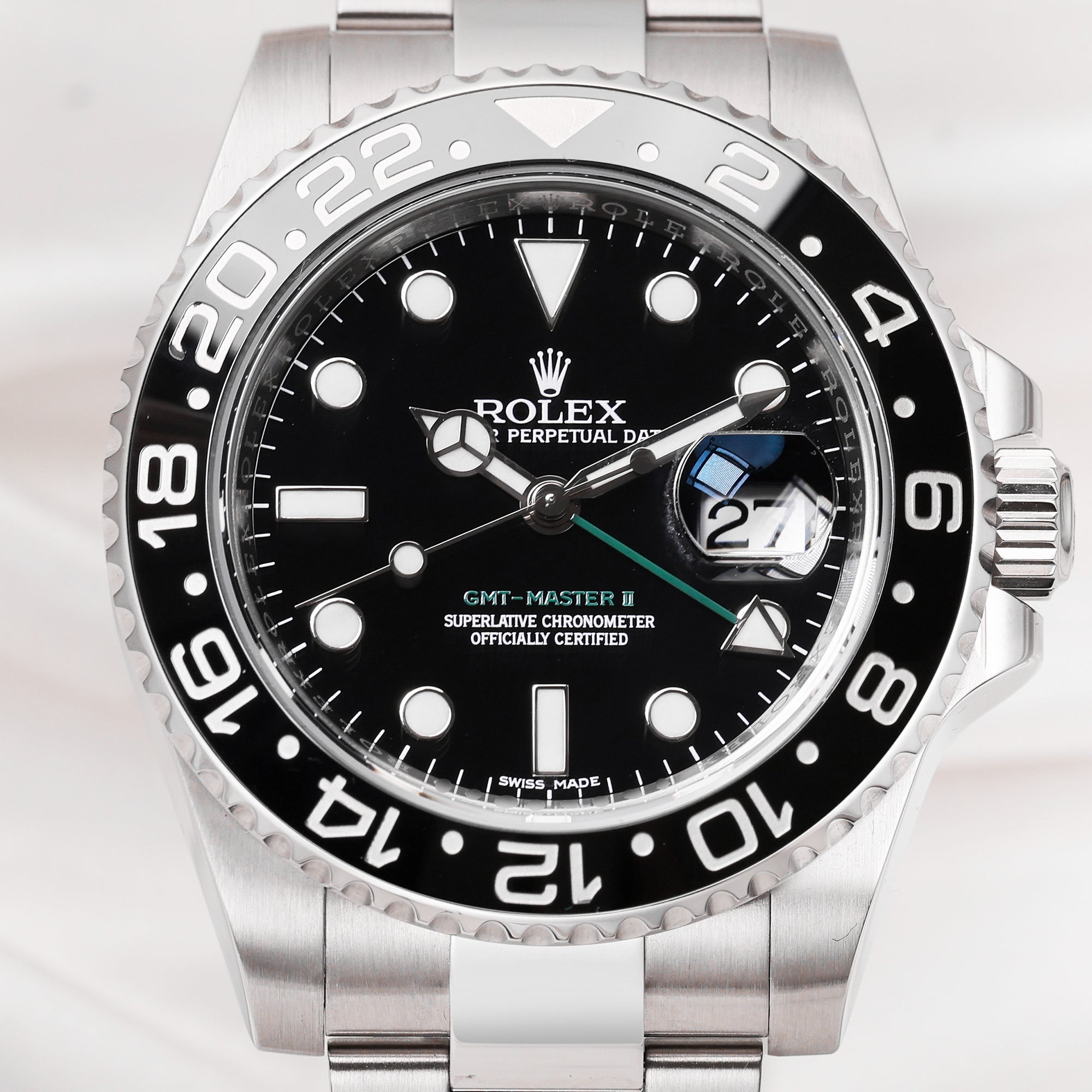 Rolex GMT-Master II 116710LN Stainless Steel Second Hand Watch Collectors 2