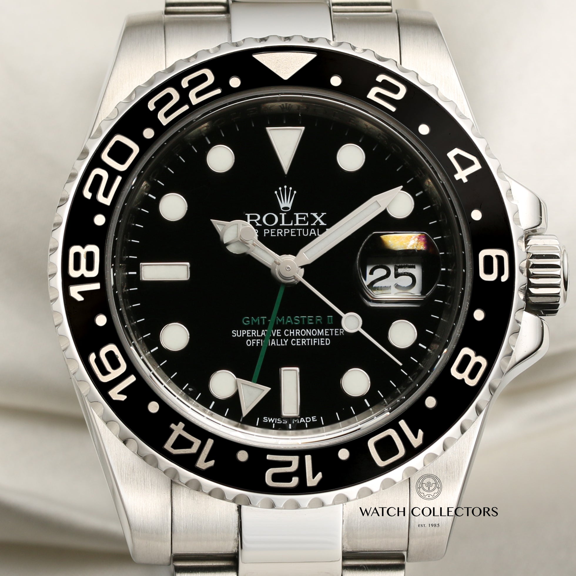 Rolex GMT-Master II 116710LN Stainless Steel Second Hand Watch Collectors 2