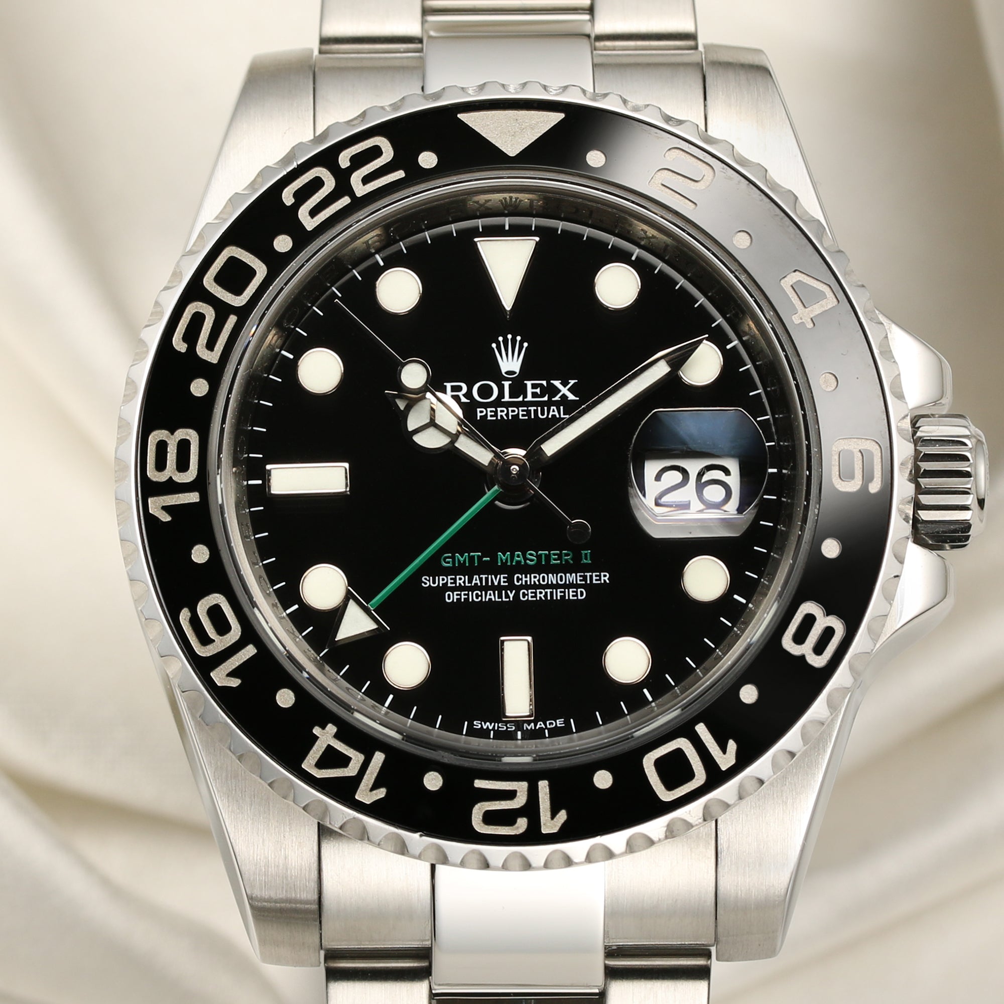 Rolex GMT-Master II 116710LN Stainless Steel Second Hand Watch Collectors 2