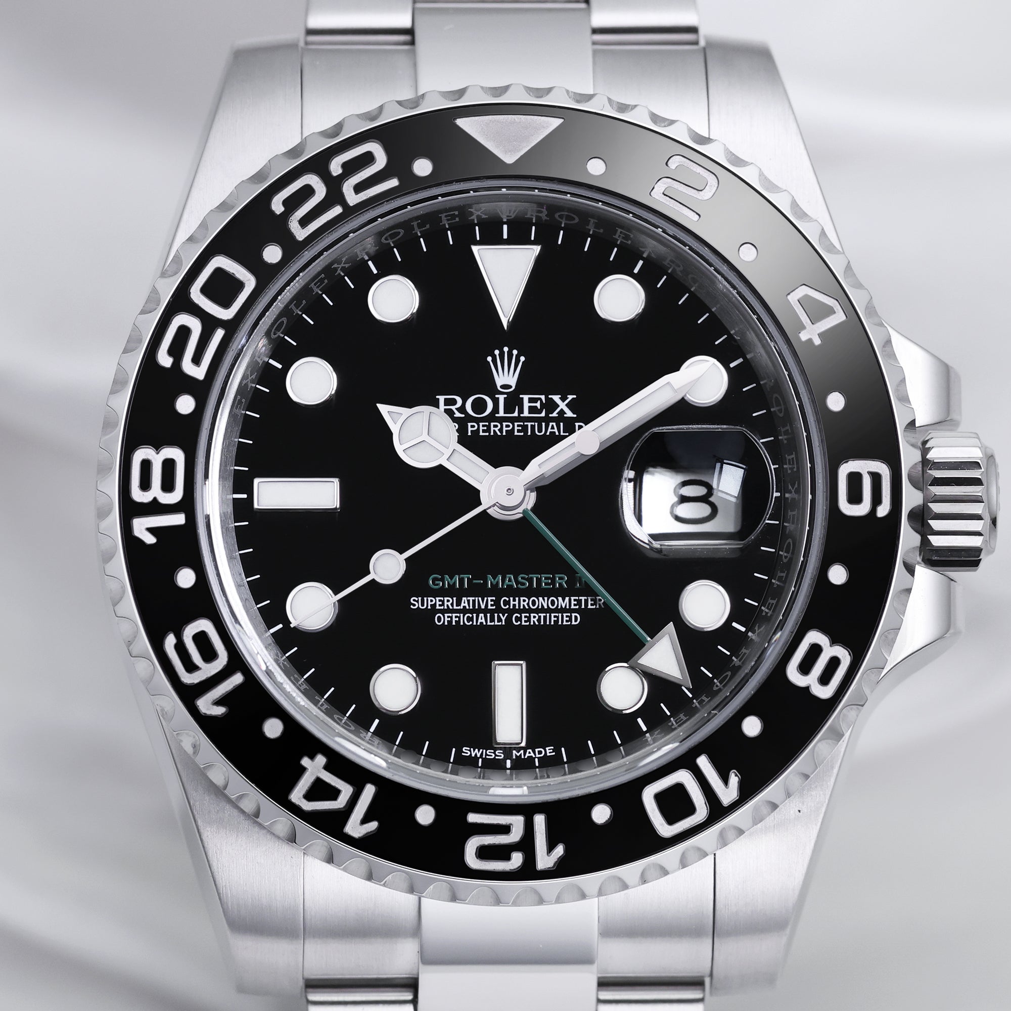 Rolex GMT-Master II 116710LN Stainless Steel Second Hand Watch Collectors 2